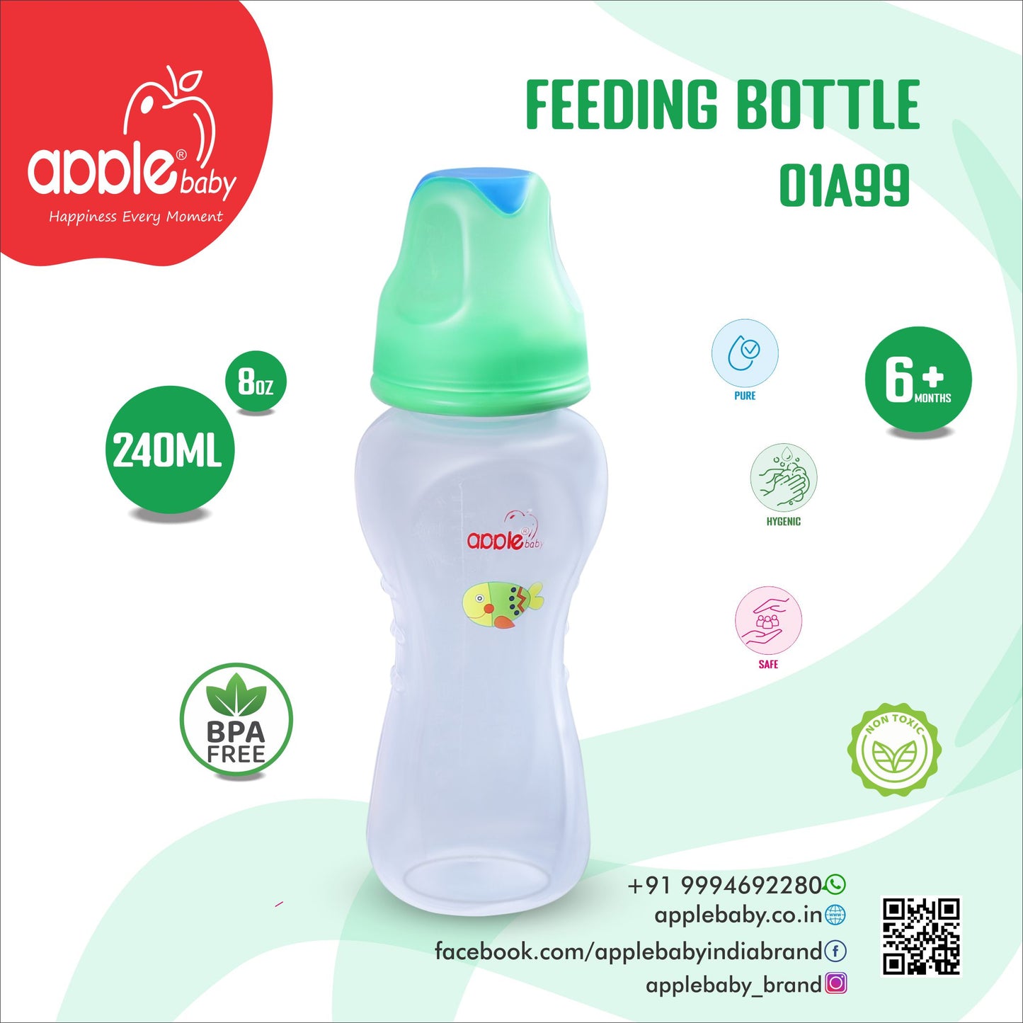 01A99_FEEDING BOTTLE 8OZ/240ML