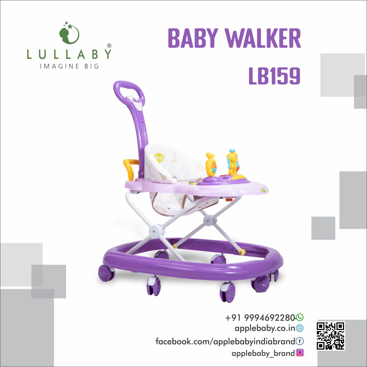 LB159_LULLABY BABY WALKER