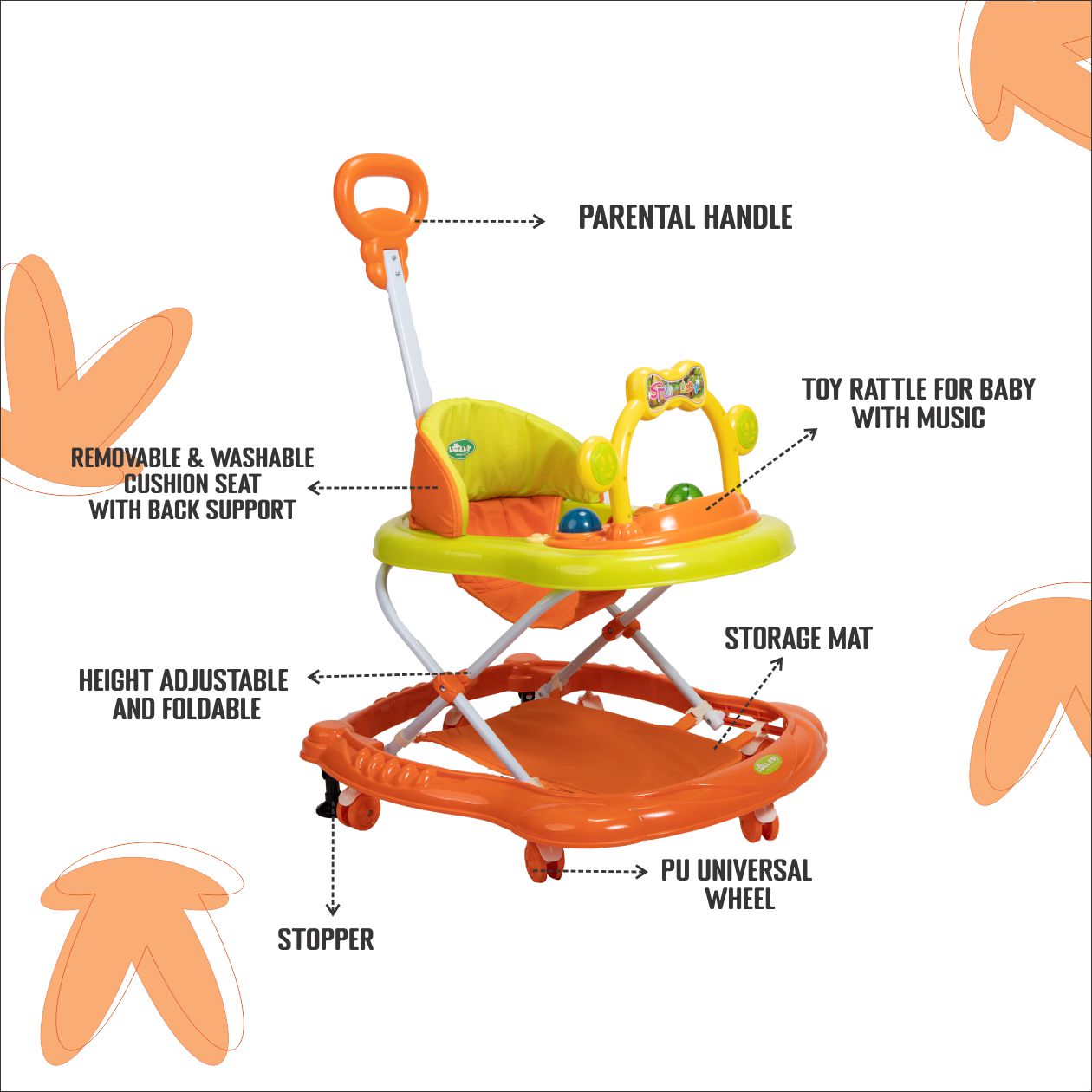 LB168_LULLABY BABY WALKER