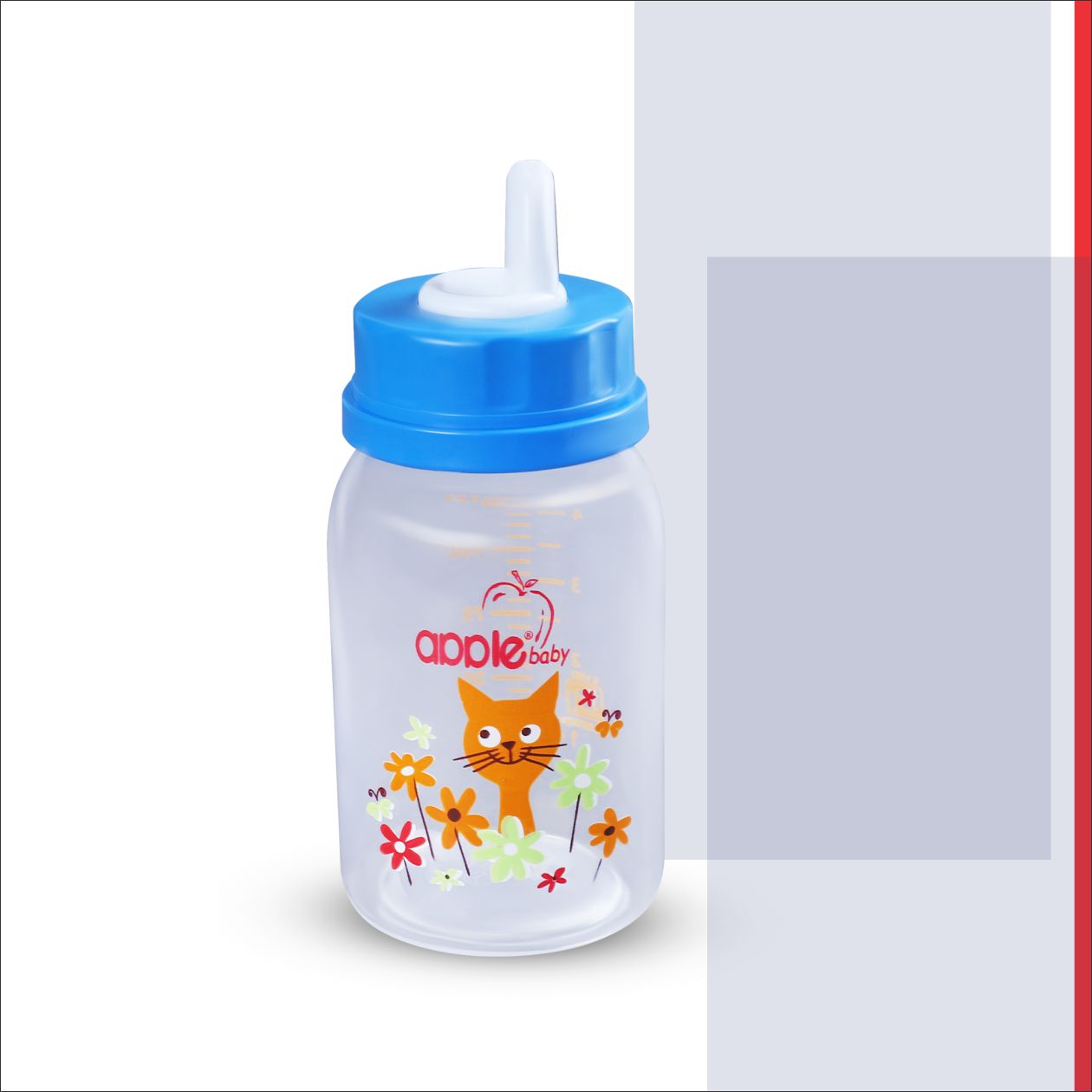 01A87_APPLE BABY FEEDING BOTTLE 4oz / 125 ML
