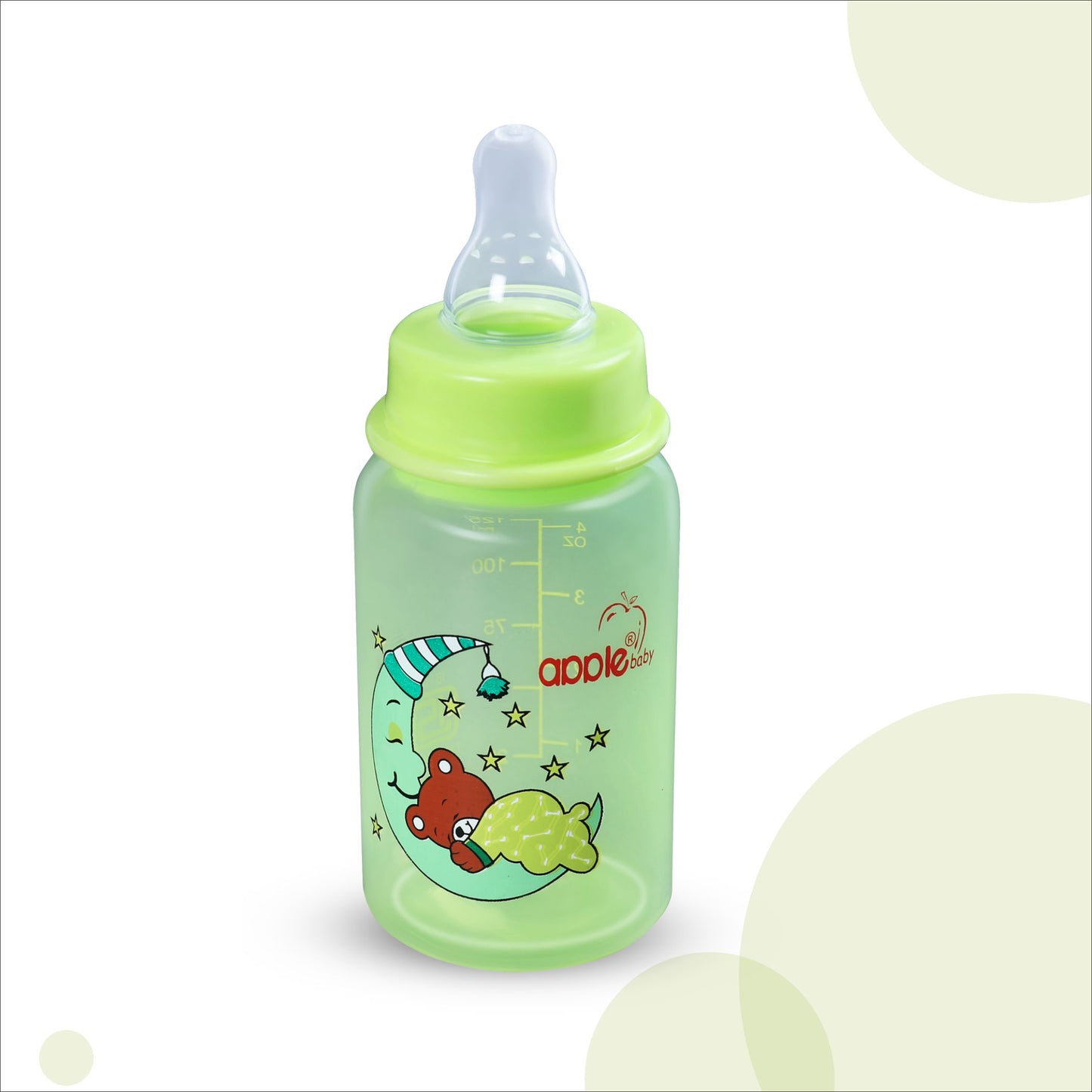 01A01_APPLE BABY 3 IN 1 FEEDING BOTTLE 4 0Z 125ML