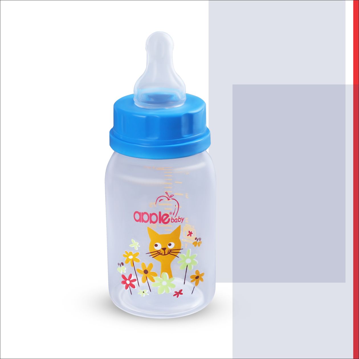 01A87_APPLE BABY FEEDING BOTTLE 4oz / 125 ML
