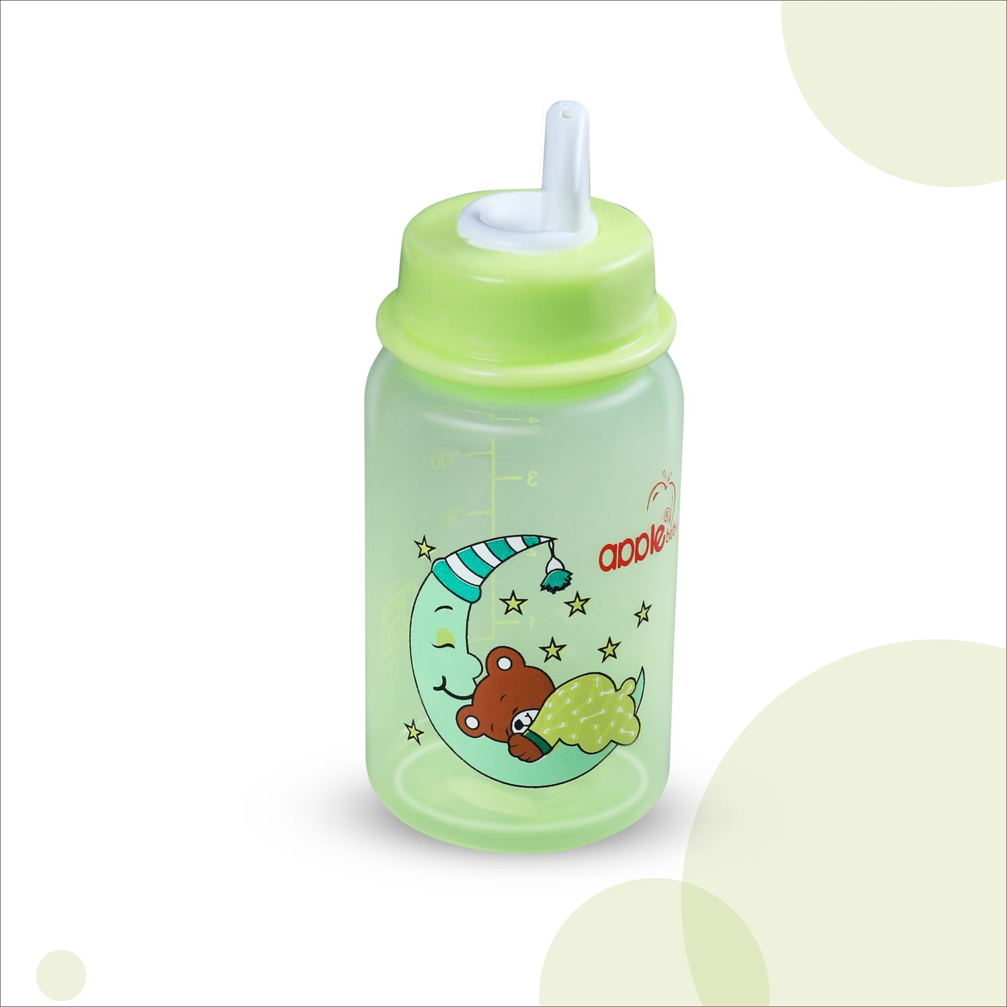 01A01_APPLE BABY 3 IN 1 FEEDING BOTTLE 4 0Z 125ML