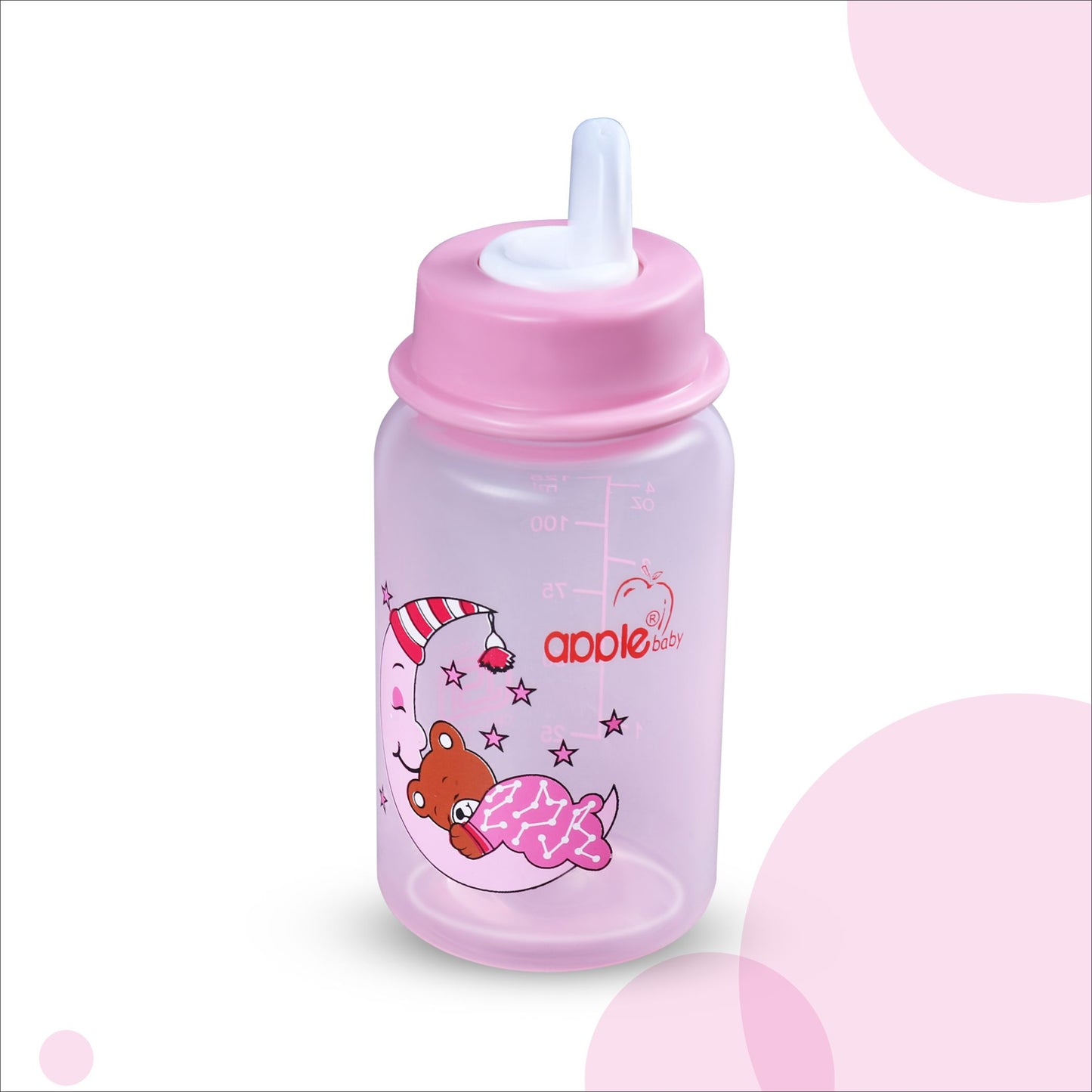 01A01_APPLE BABY 3 IN 1 FEEDING BOTTLE 4 0Z 125ML