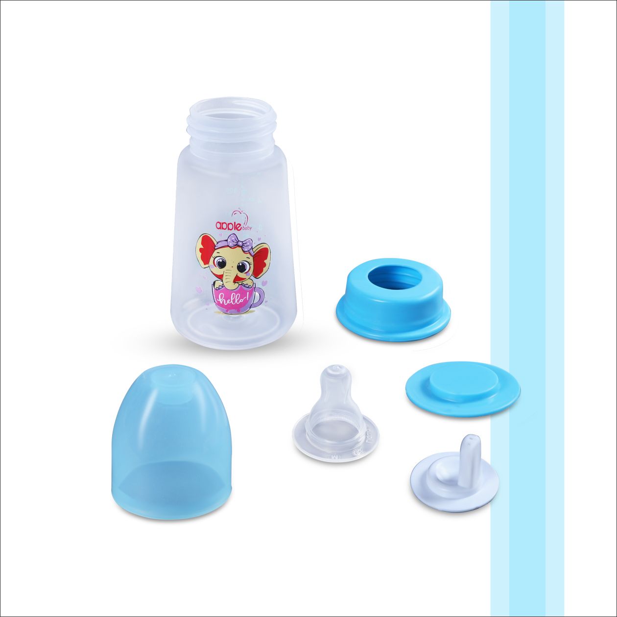 01A94_APPLE BABY FEEDING BOTTLE 4oz / 150 ML