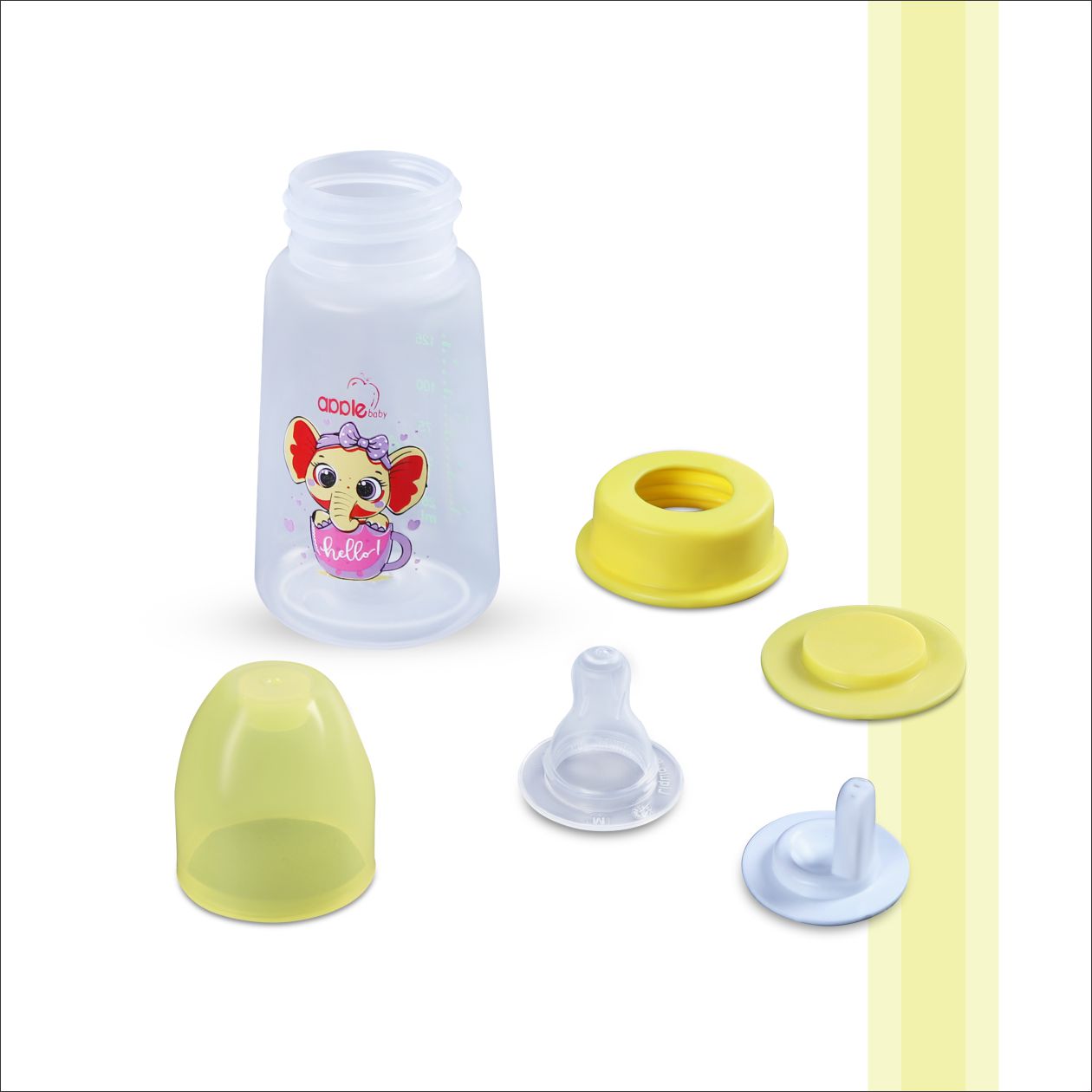 01A94_APPLE BABY FEEDING BOTTLE 4oz / 150 ML