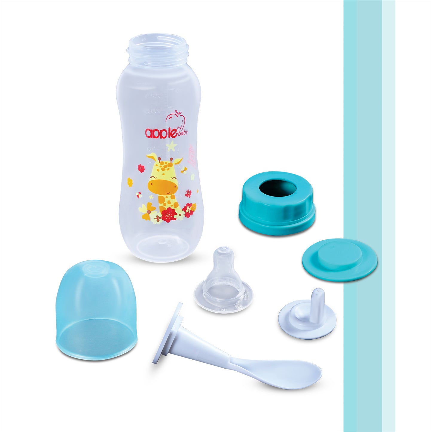 01A96-APPLE BABY FEEDING BOTTLE 8oz/250ml