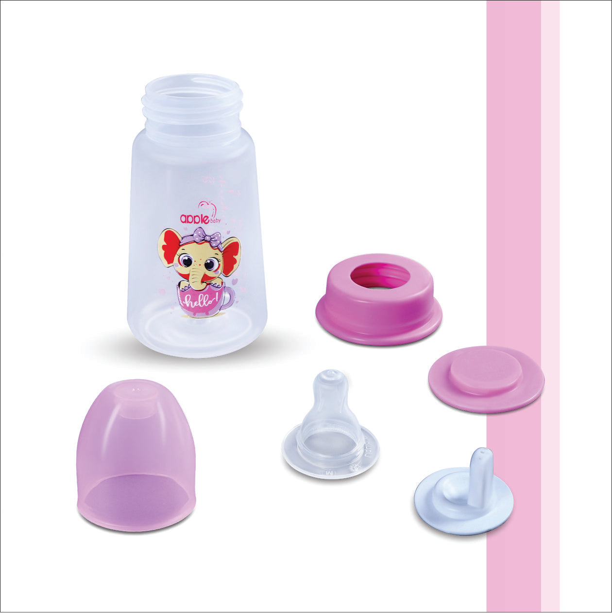 01A94_APPLE BABY FEEDING BOTTLE 4oz / 150 ML