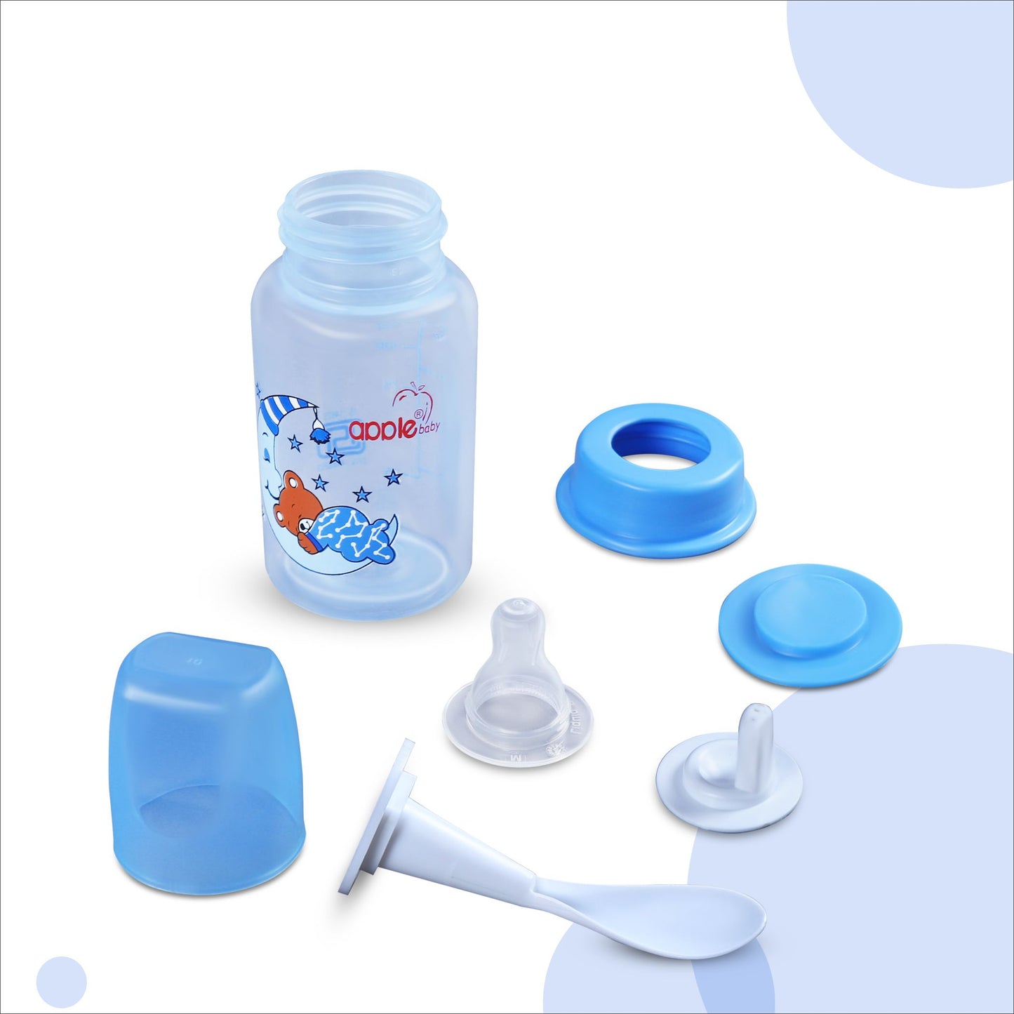 01A01_APPLE BABY 3 IN 1 FEEDING BOTTLE 4 0Z 125ML