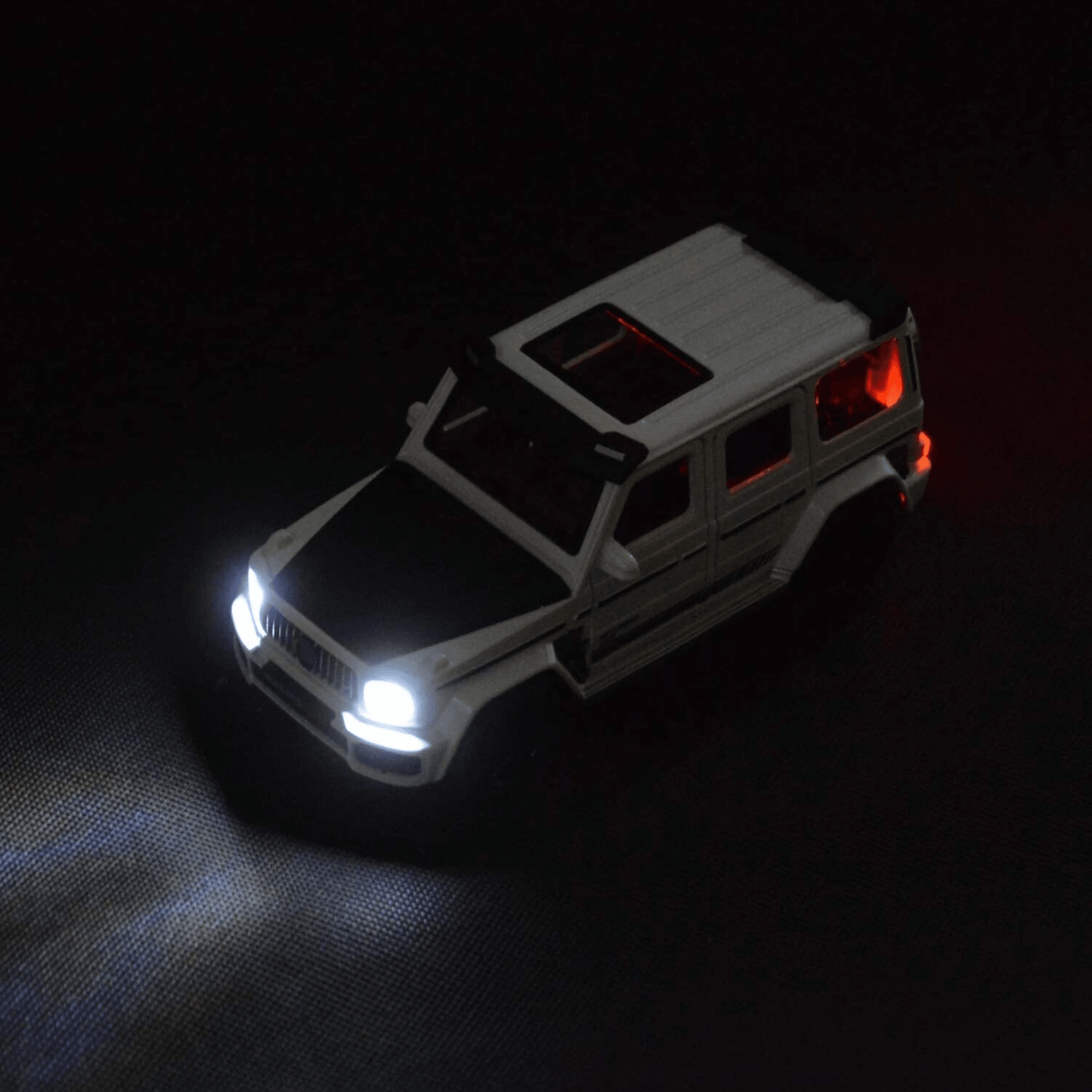 Double Horses Alloy Die - Cast Car | 1:32 Scale G - Wagon Style | Pull Back Action | White Die - Cast Toys for babies - Bouncing Baby