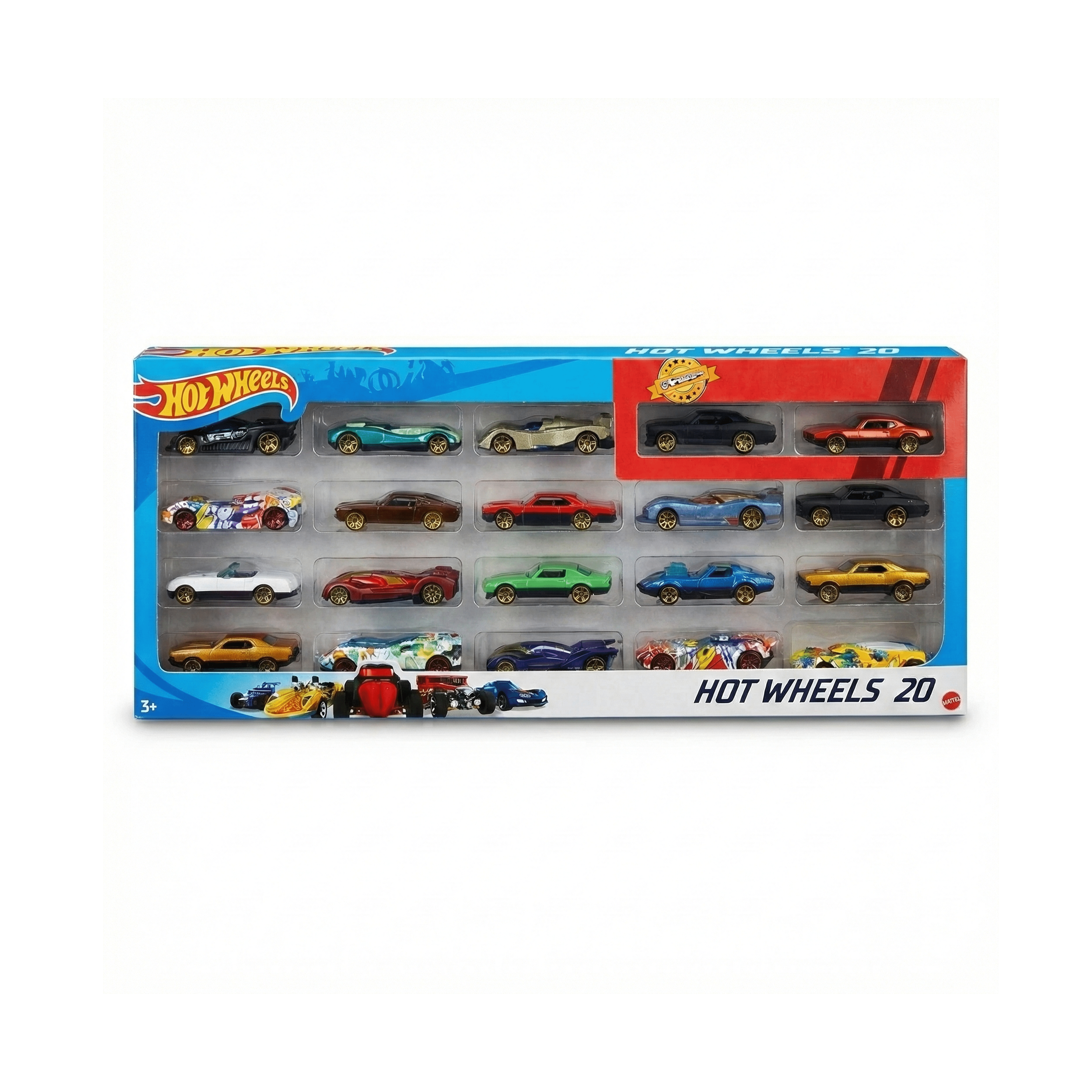 Hot Wheels 20-Car Gift Pack | Assorted Die-Cast Vehicles | 1:64