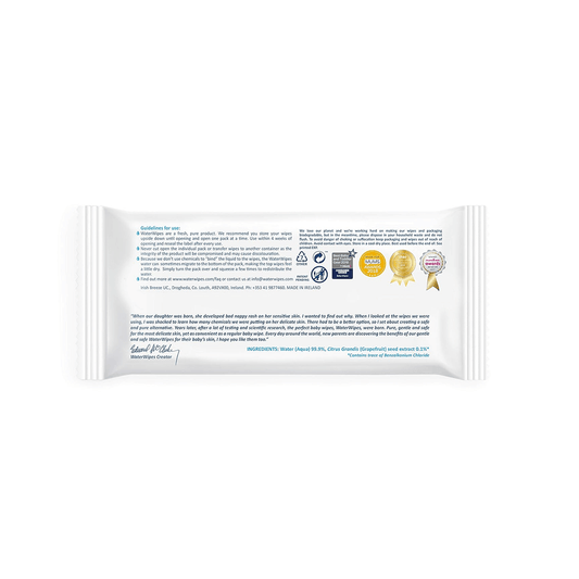 WaterWipes Original Baby Wipes | 99.9% Water | For Sensitive Newborn Skin | 60 Wipes Baby Wipes for babies - Bouncing Baby