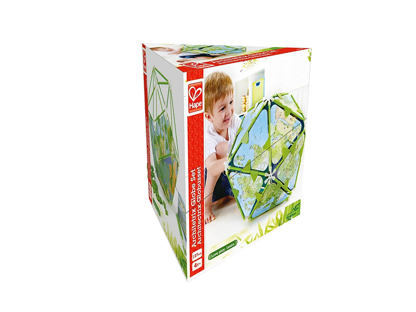 Hape Bamboo Globe Architetrix Set