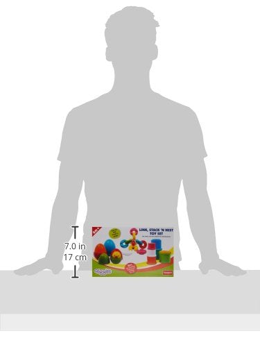 Funskool Link, Stack and Nest Toy Set,Multicolor