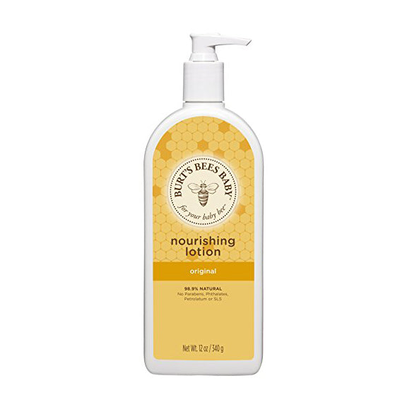 Burt's Bees Baby Nourishing Lotion, Original, 12 Ounces