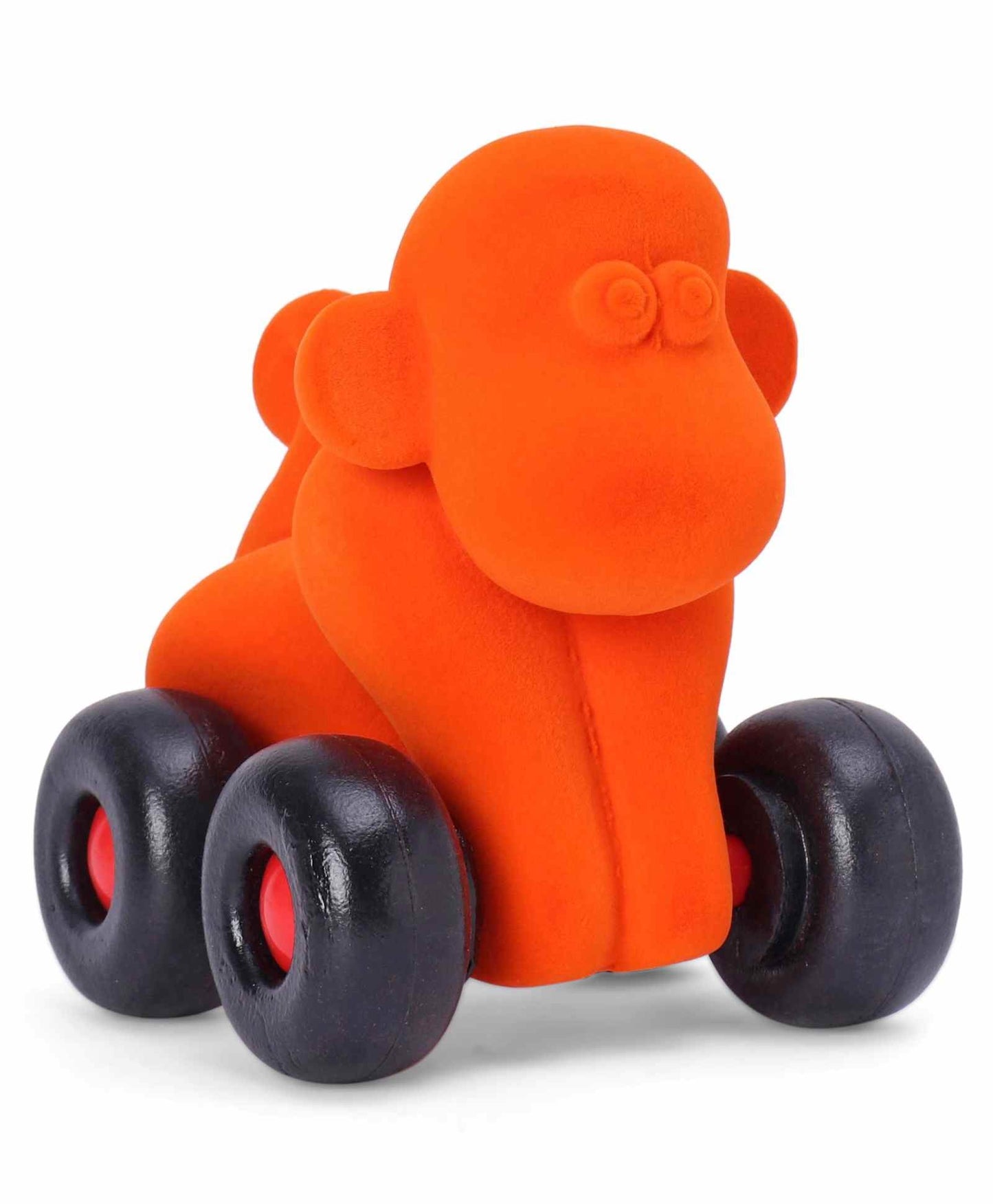 Rubbabu Pull Along Monkey Toy - Orange