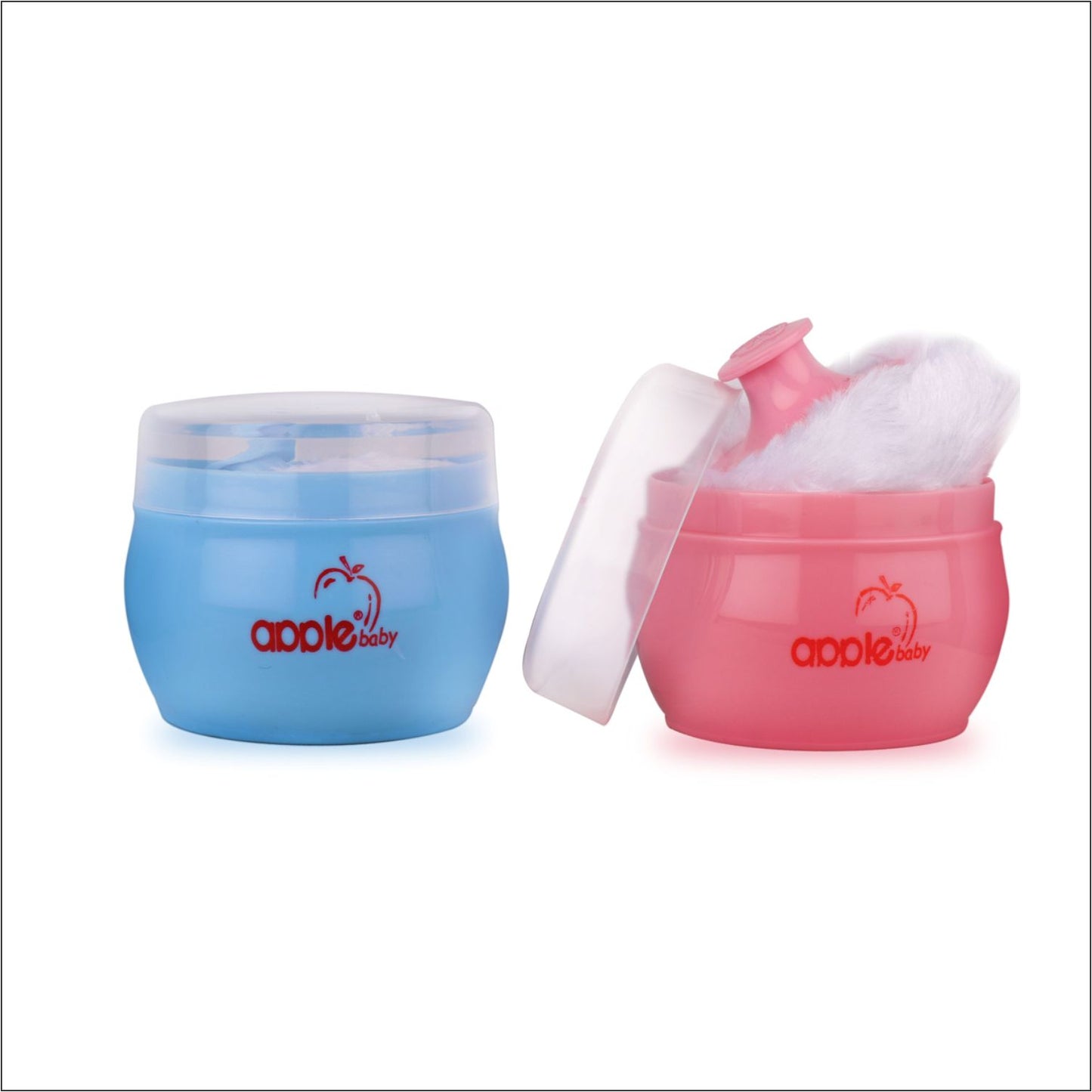 PLASTIC POWDER PUFF BOX _AC303