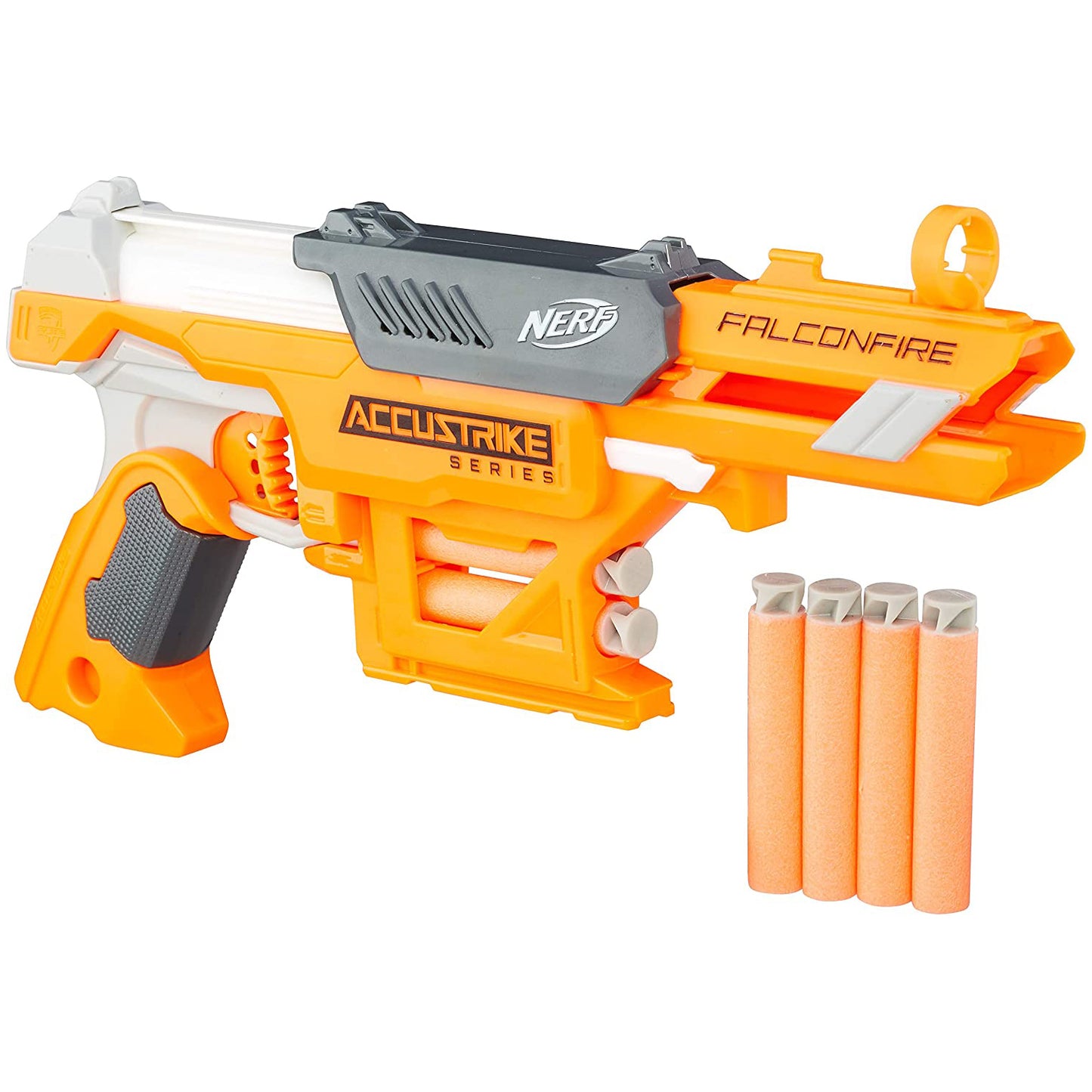 Nerf FalconFire AccuStrike Elite Blaster, Dart Storage, Includes Official AccuStrike Elite Darts Designed For Greater Accuracy, For Kids Ages 8 and up