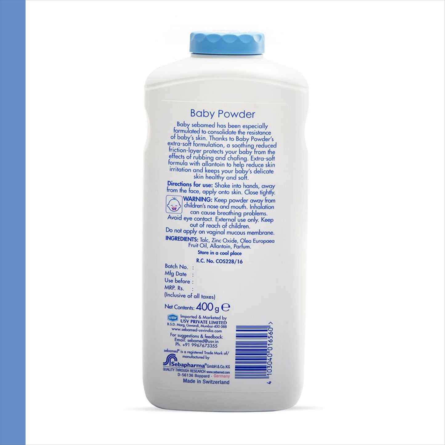 Sebamed Baby Powder - 400 gm