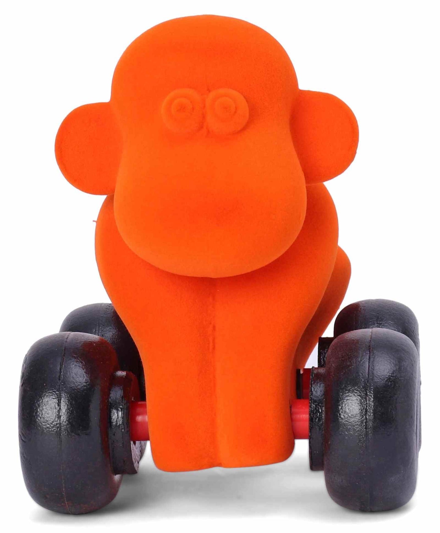 Rubbabu Pull Along Monkey Toy - Orange