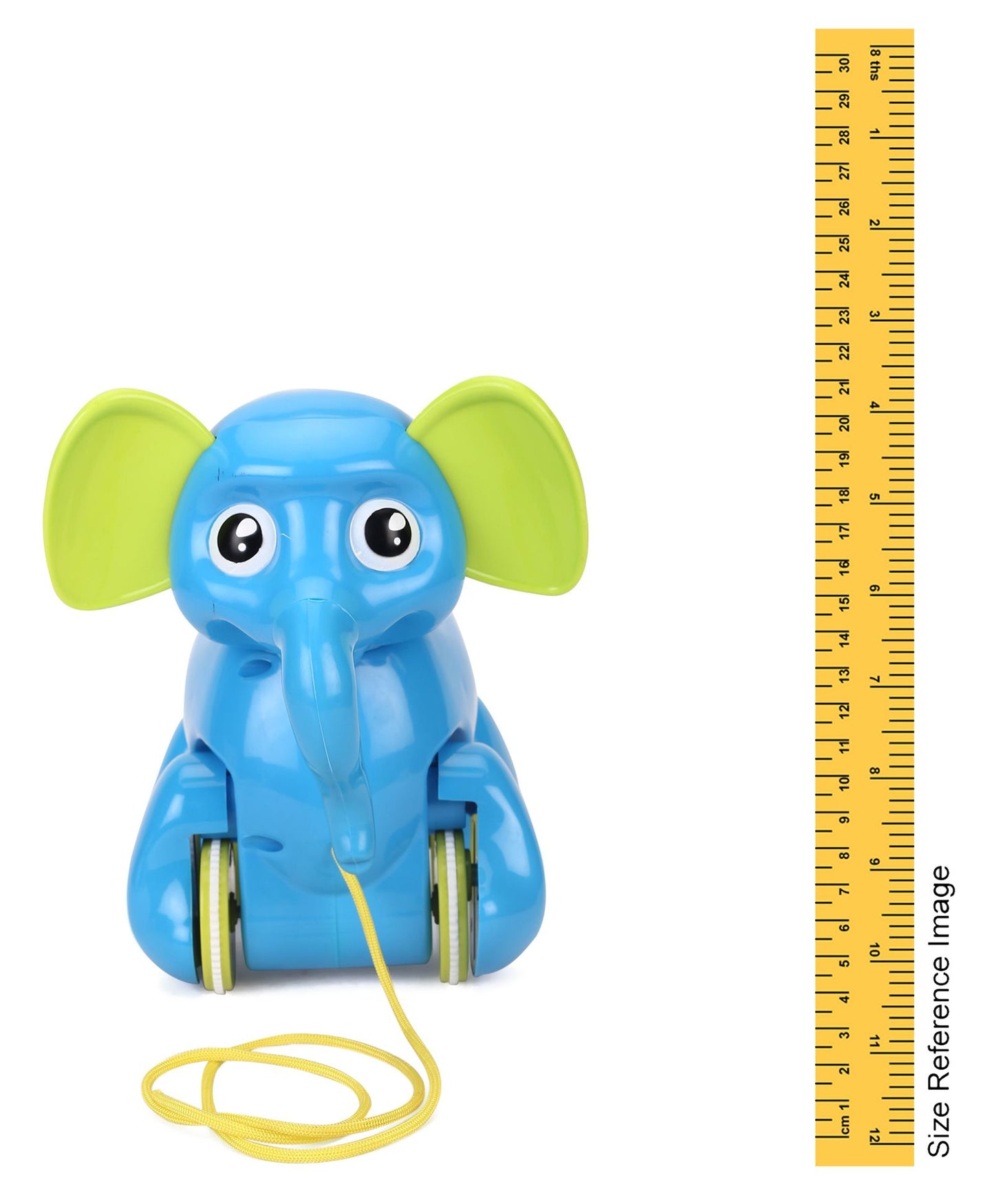 Giggles Alphy The Elephant Pull Along Toy - Blue