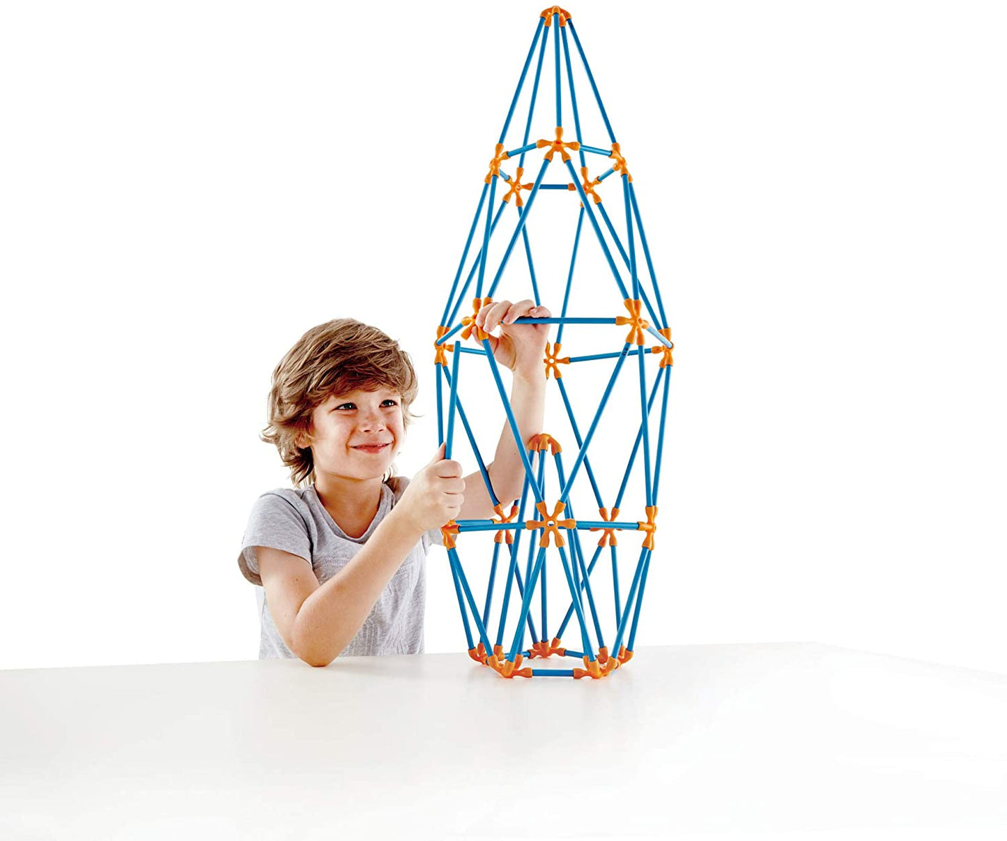 Hape - E5566 Flexi Stix Stem Building Multi-Tower Kit Bamboo Sticks Toys