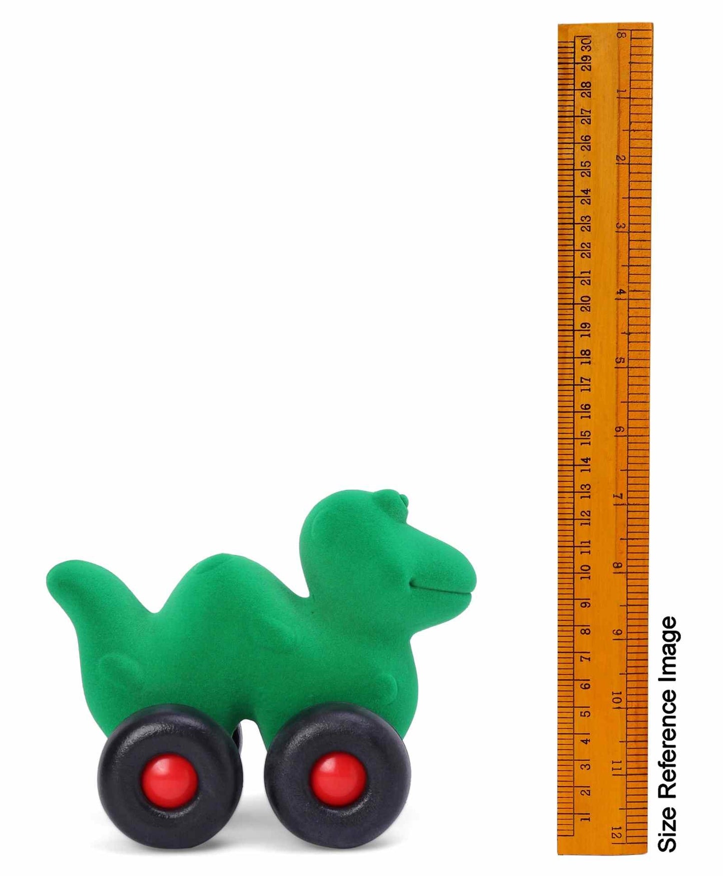 Rubbabu Pull Along Dinosaur Toy - Green