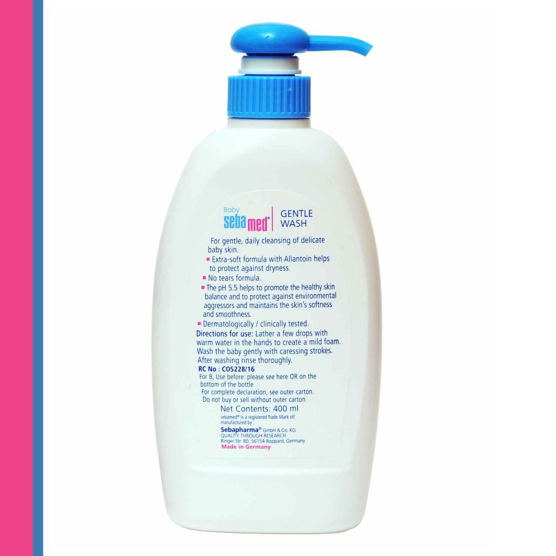 Sebamed Baby Gentle Wash - 400 ml tear free formula, vital protection against irritation