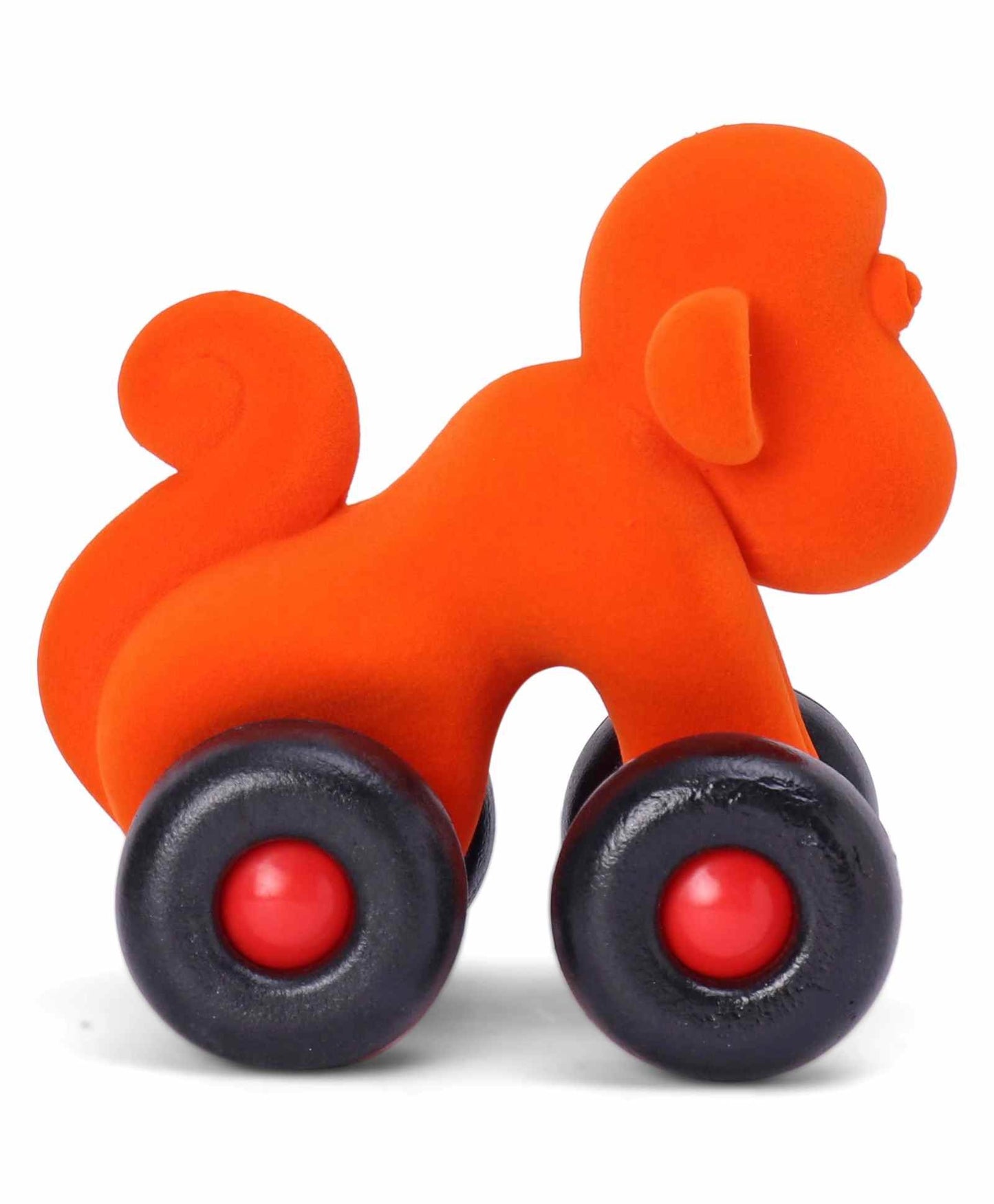 Rubbabu Pull Along Monkey Toy - Orange