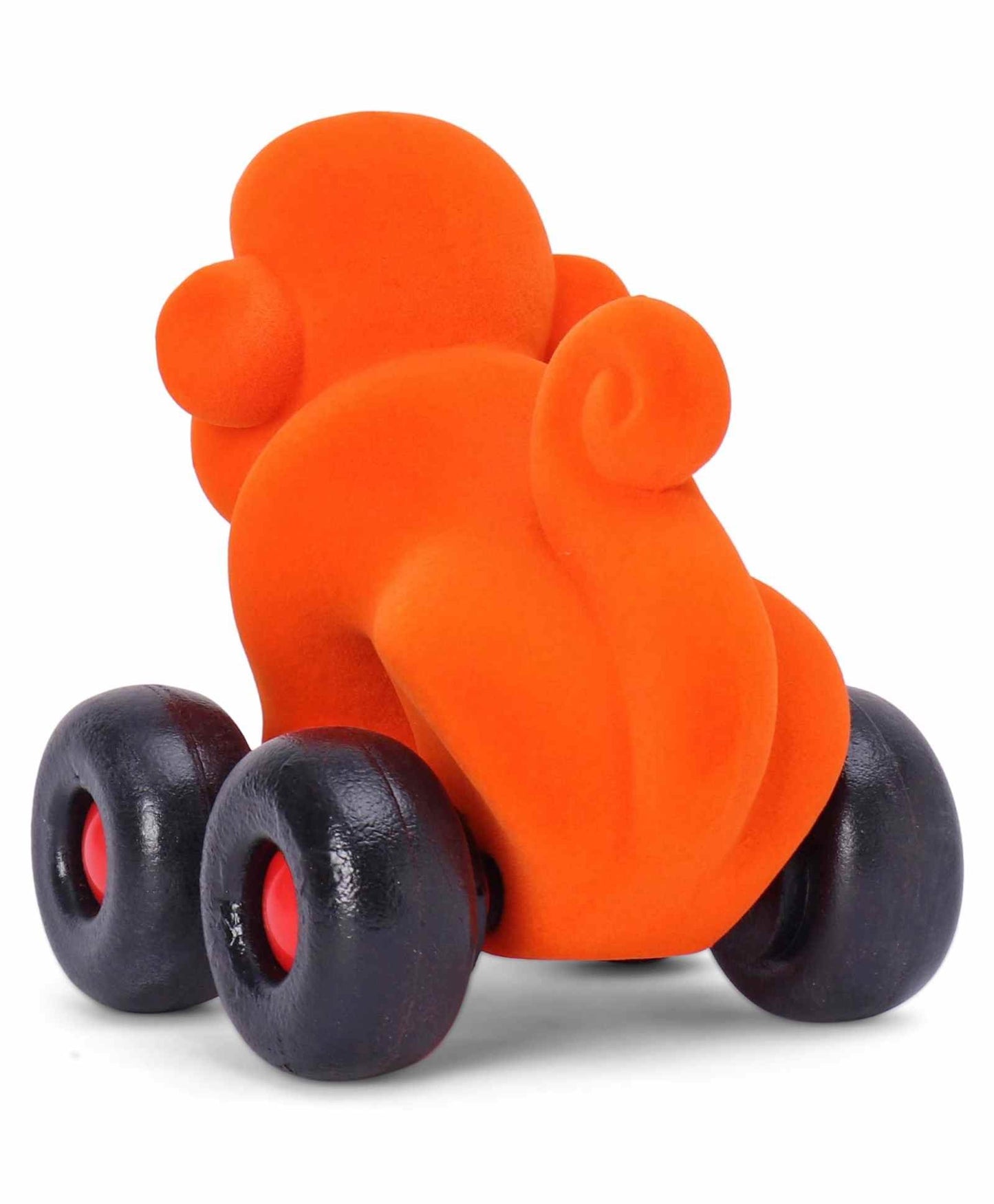 Rubbabu Pull Along Monkey Toy - Orange