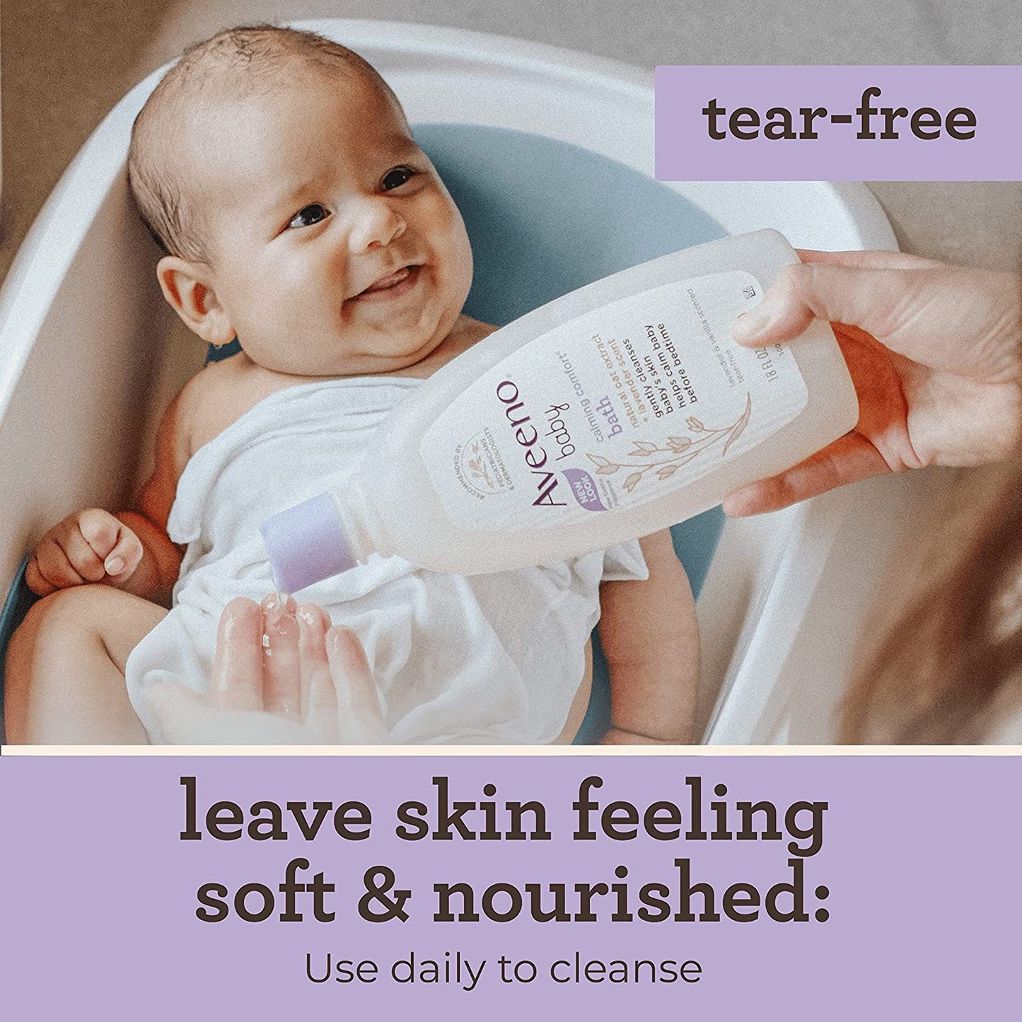 Aveeno Baby Calming Comfort Bath Lavender & Vanilla