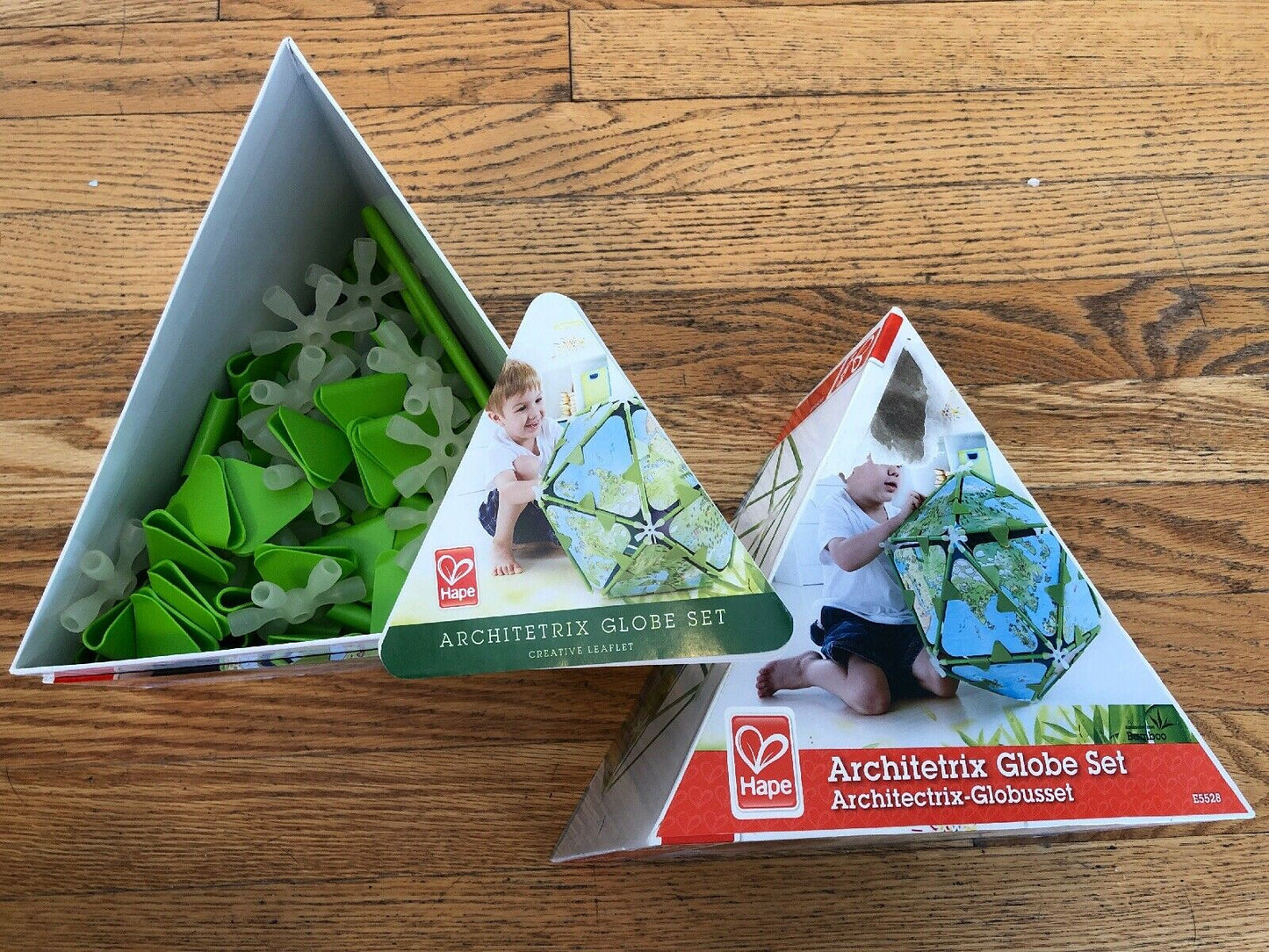Hape Bamboo Globe Architetrix Set