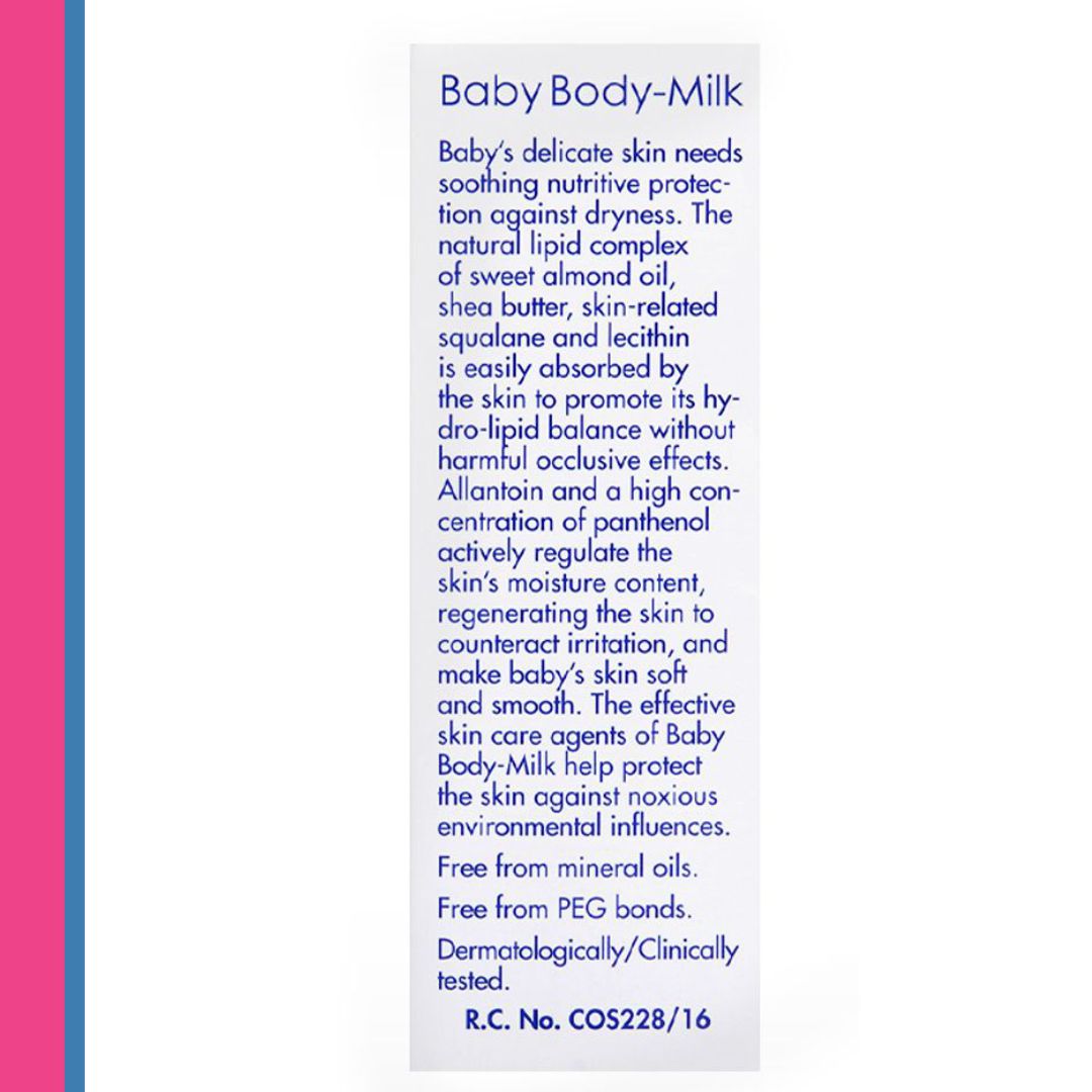 Sebamed Baby Body Milk - 400 ml 0 Months+, pH 5.5, ideal for healthy skin, vital protection for delicate dry skin