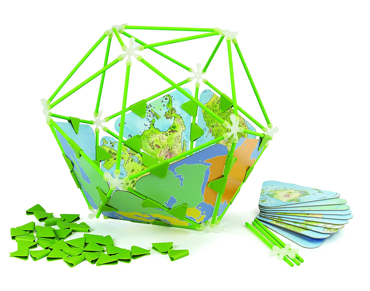 Hape Bamboo Globe Architetrix Set