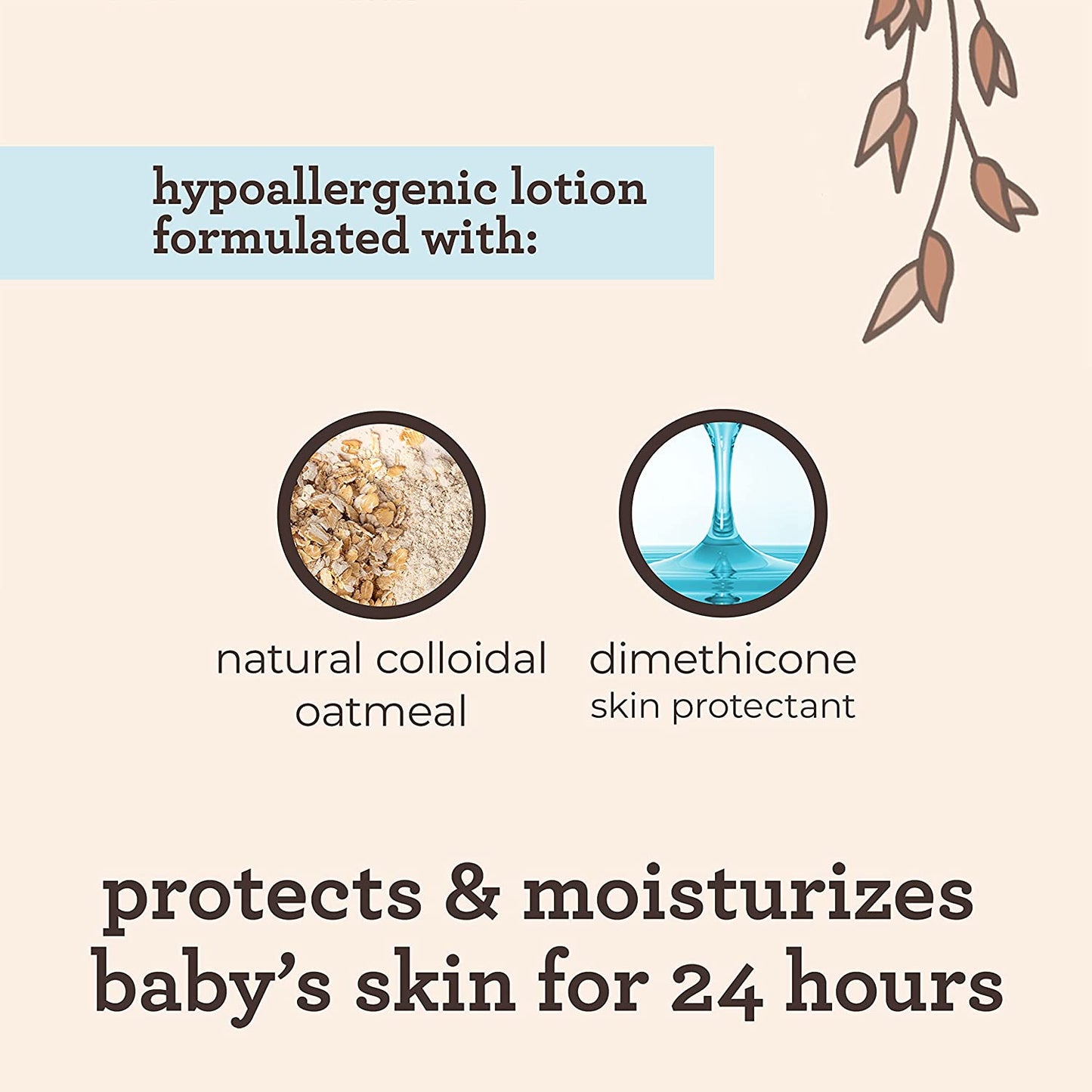Aveeno Baby Daily Moisture Lotion Fragrance Free - 8 fl oz