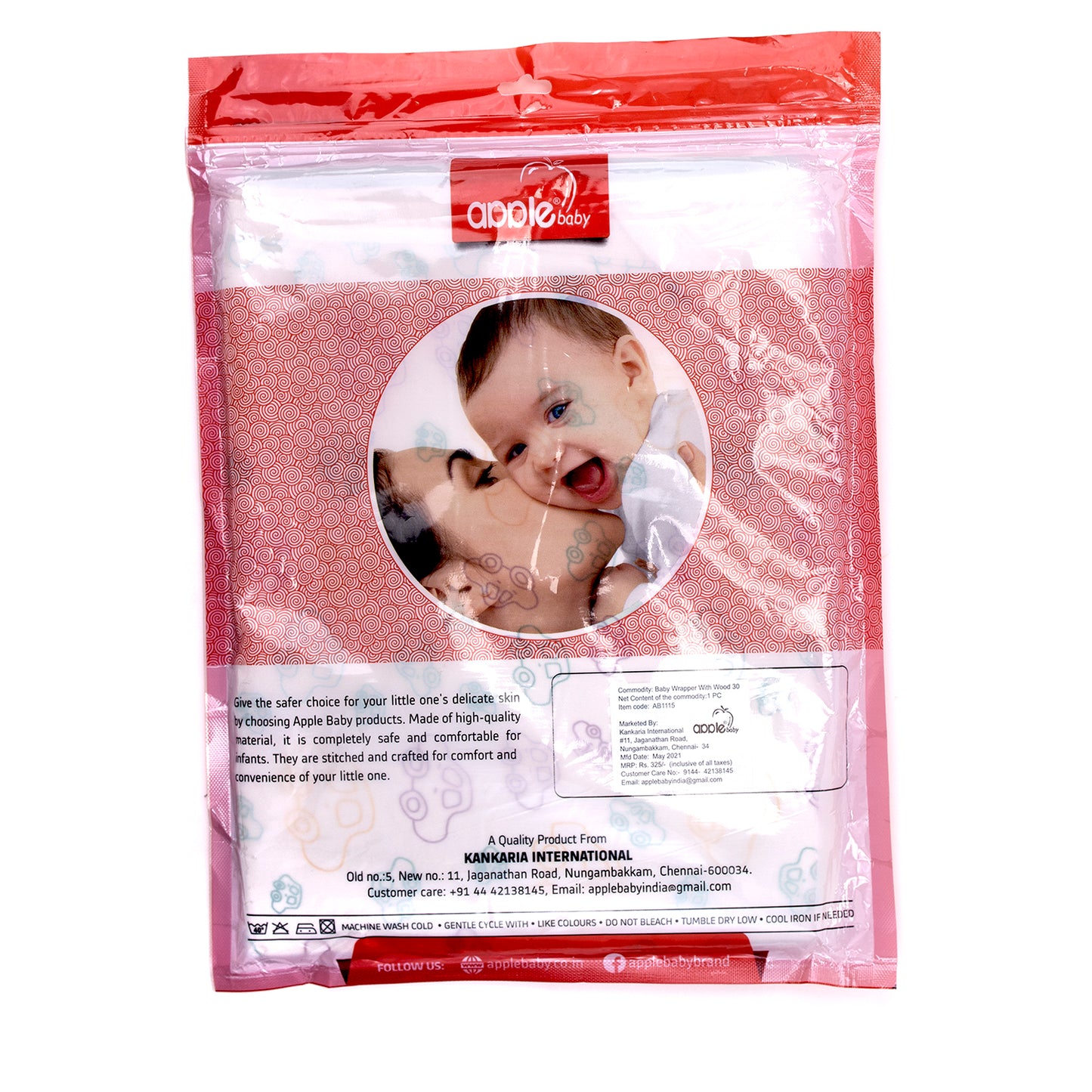 AB115_BABY WRAPPER WITH HOOD 30