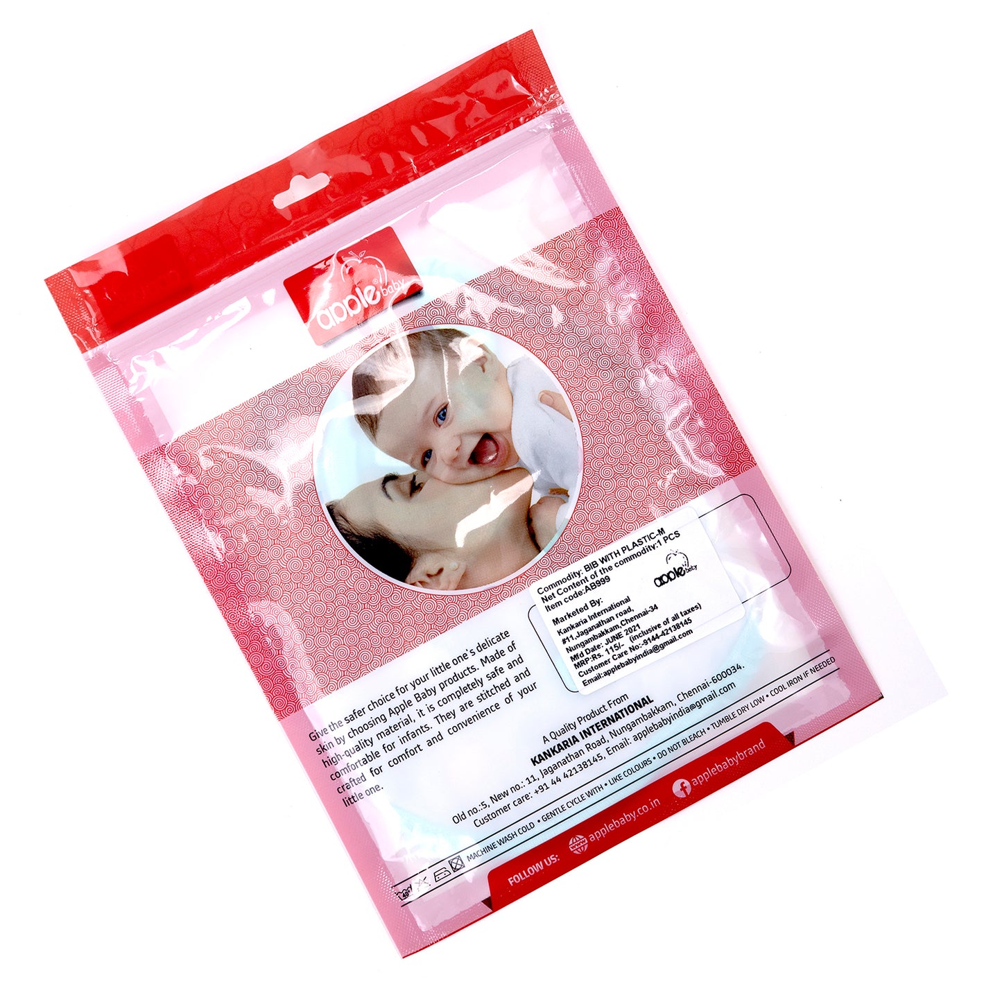 AB999-BIB WITH PLASTIC-M