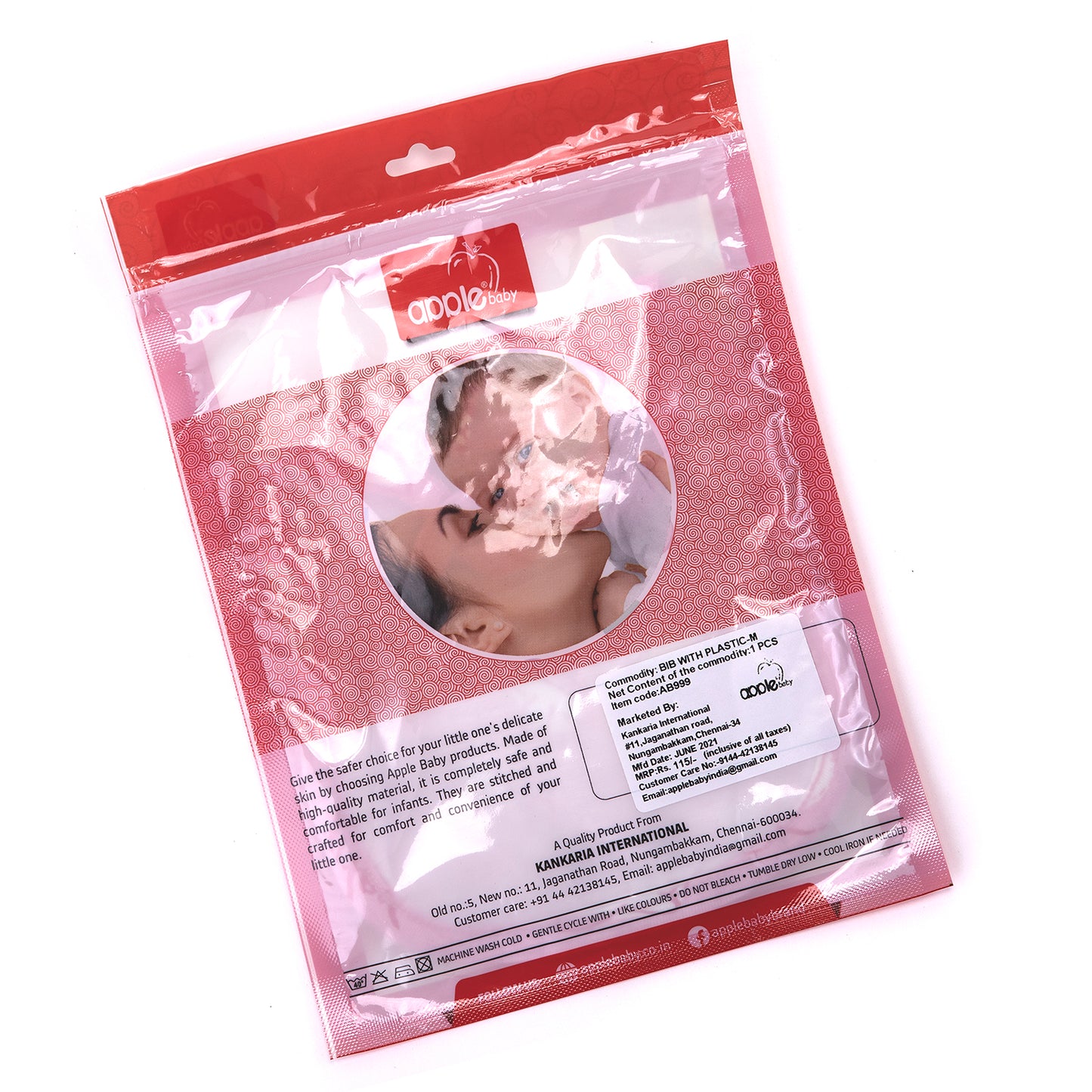 AB999-BIB WITH PLASTIC-M