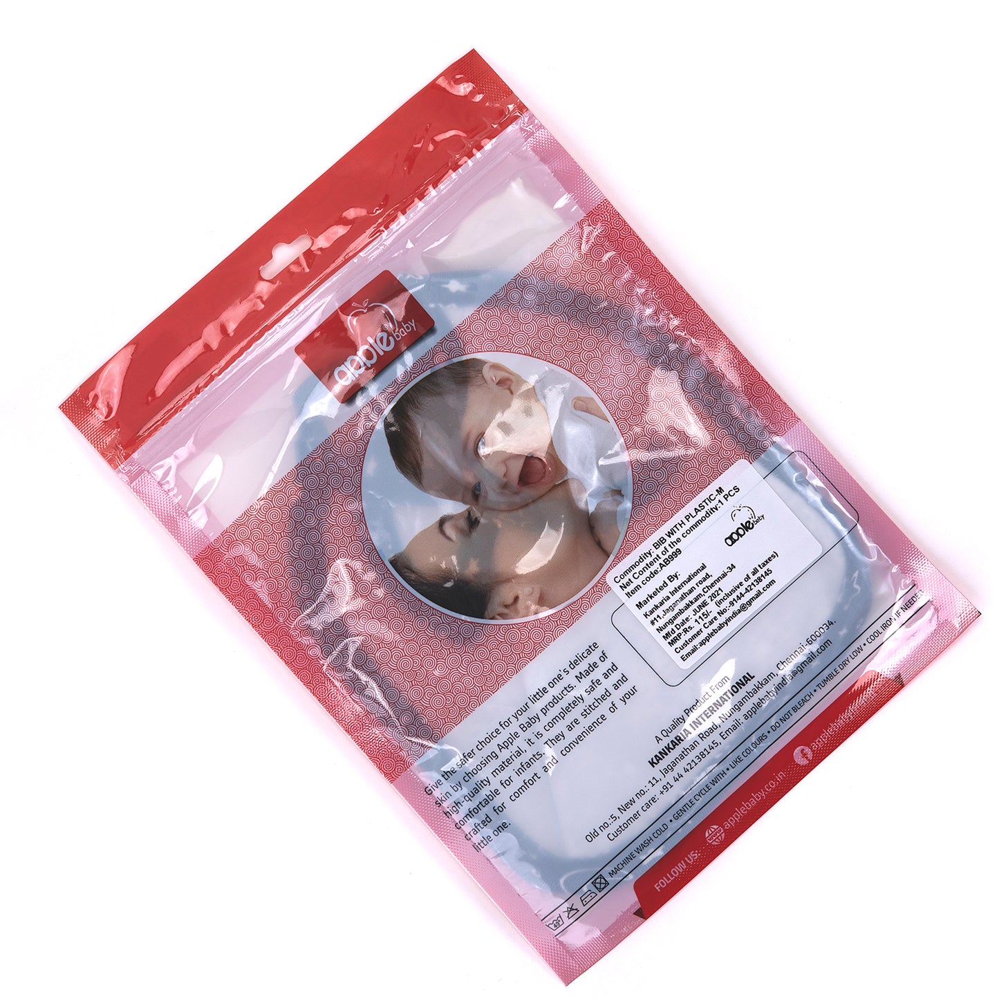 AB999-BIB WITH PLASTIC-M