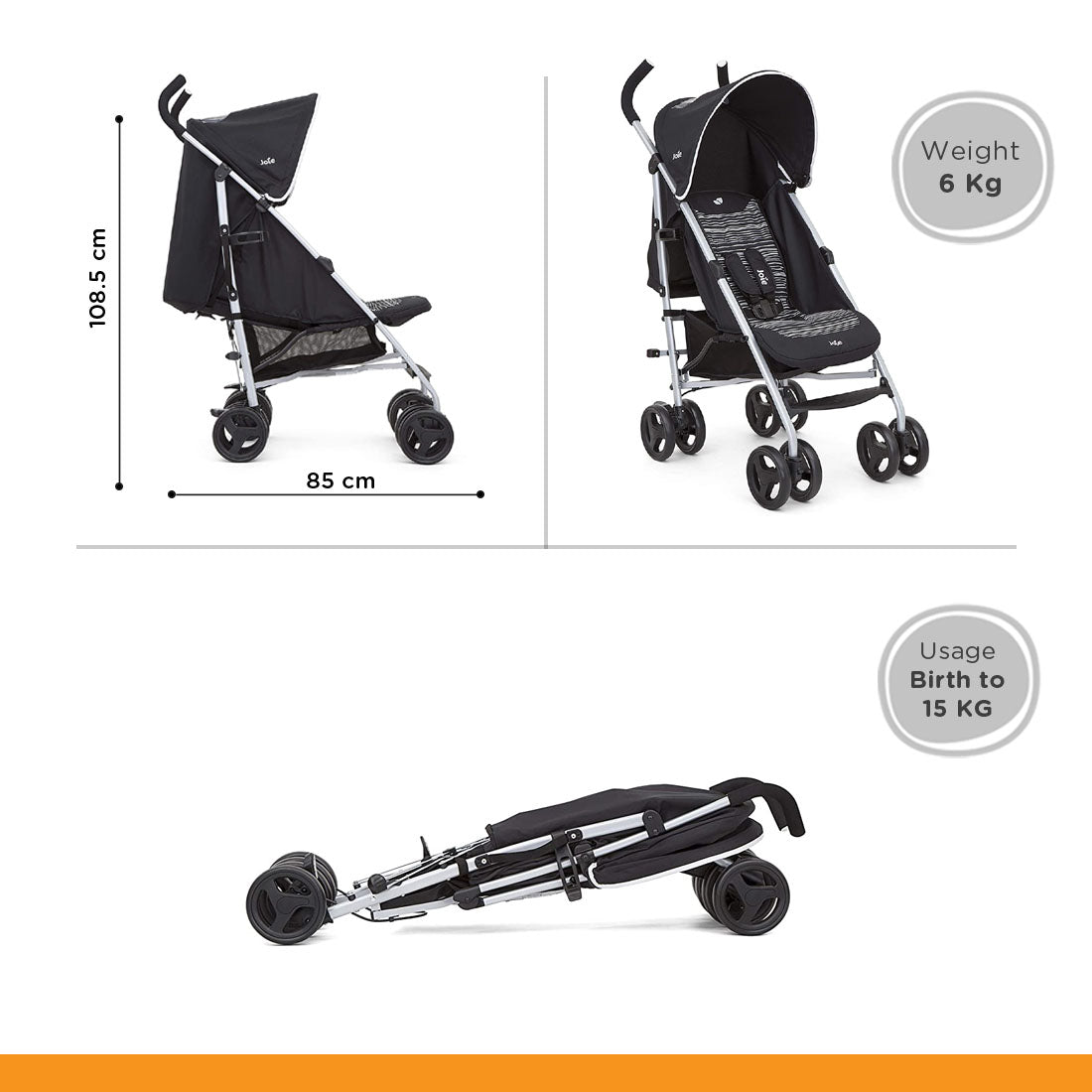 JOIE PUSHCHAIRS RAPID