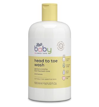 Boots Baby Head to Toe wash 500ml