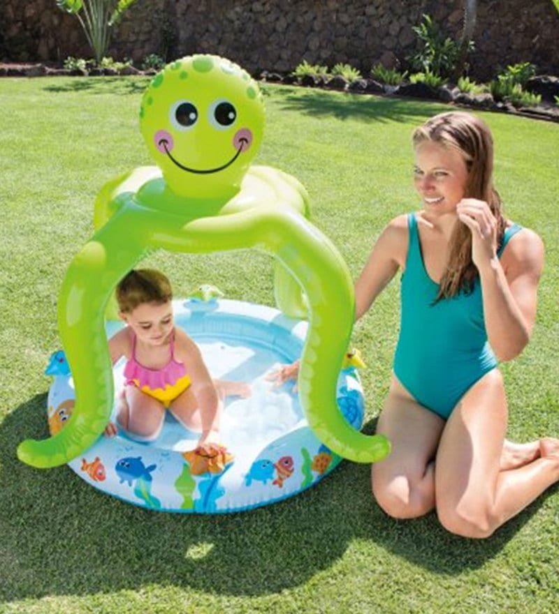 Octopus Inflatable Pool in Green Colour