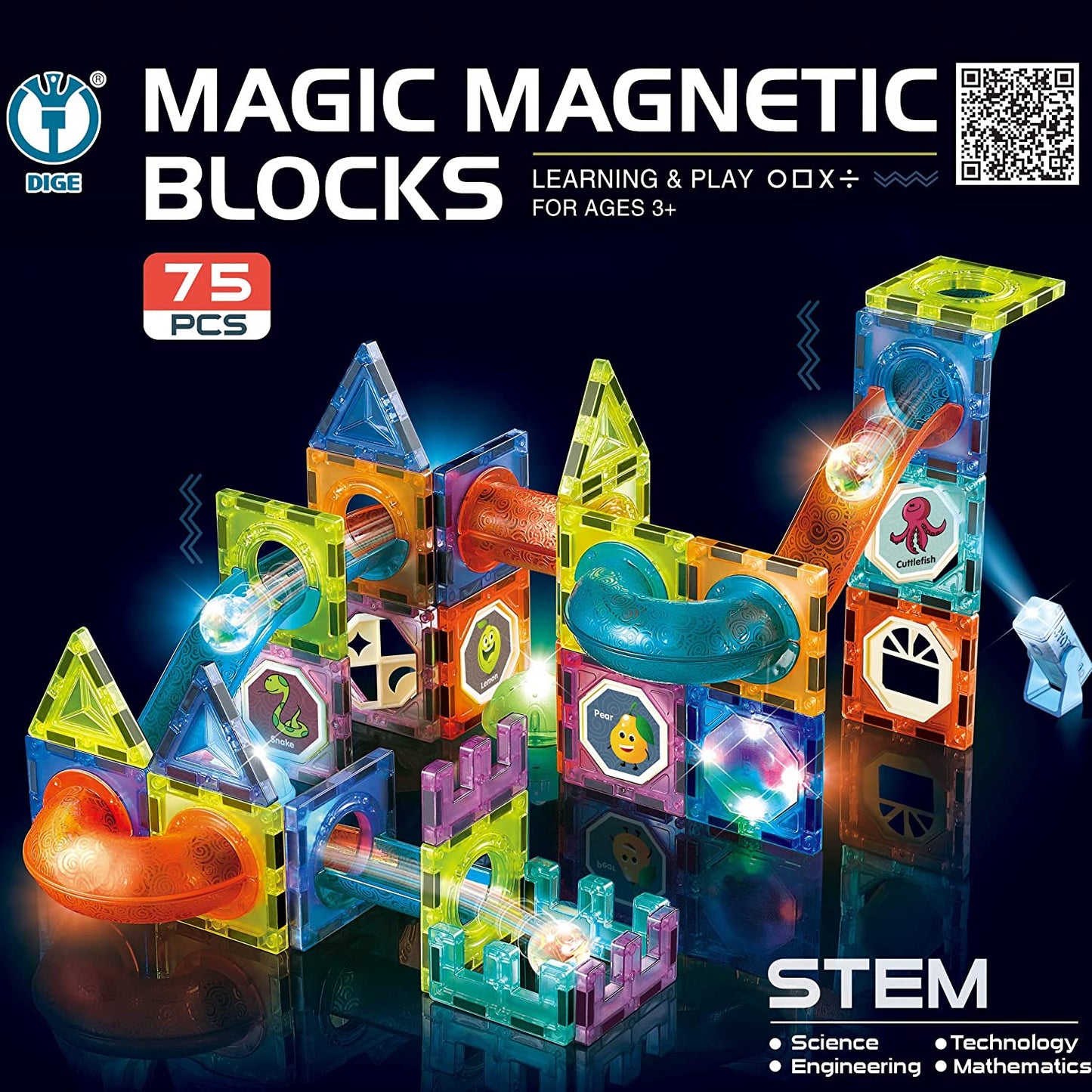 Light magnetic  Blocks