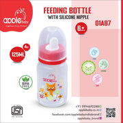 01A87_APPLE BABY  FEEDING  BOTTLE 4oz / 125 ML