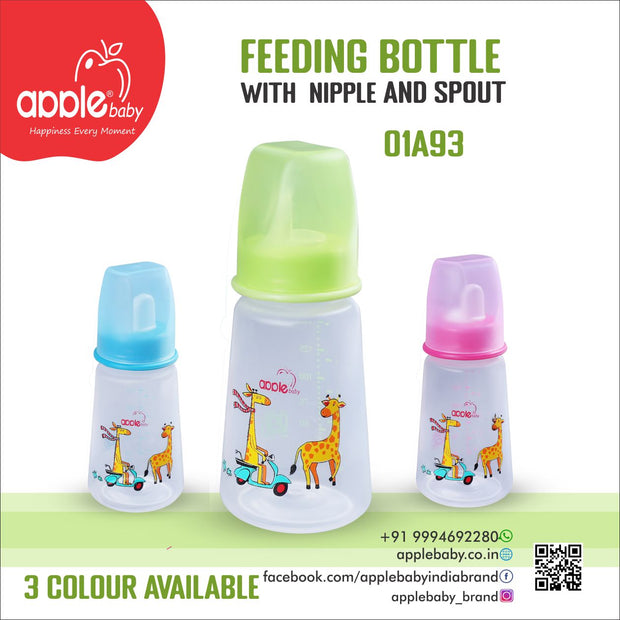 01A93_APPLE BABY FEEDING BOTTLE  4oz /150 ML
