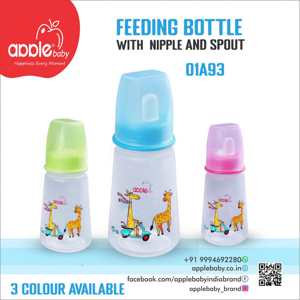 01A93_APPLE BABY FEEDING BOTTLE  4oz /150 ML