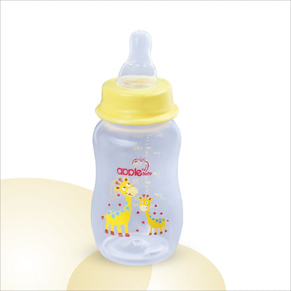 01A67_APPLE BABY BOOTS PLASTIC BOTTLE W SPOUT  4OZ\125ML