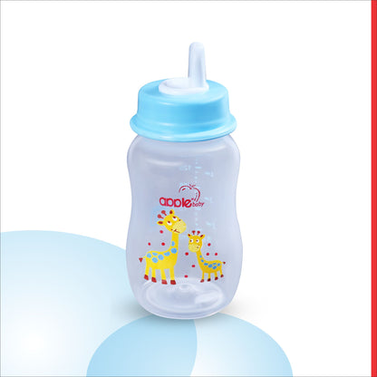 01A67_APPLE BABY BOOTS PLASTIC BOTTLE W SPOUT  4OZ\125ML