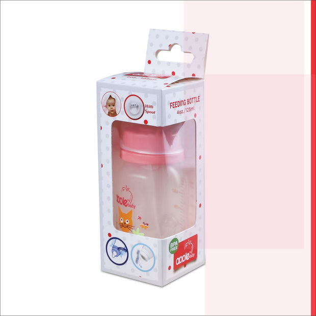 01A87_APPLE BABY  FEEDING  BOTTLE 4oz / 125 ML