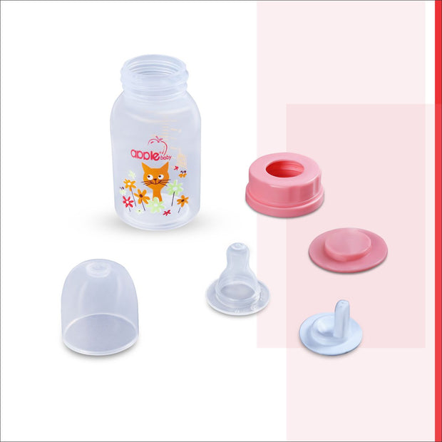 01A87_APPLE BABY  FEEDING  BOTTLE 4oz / 125 ML